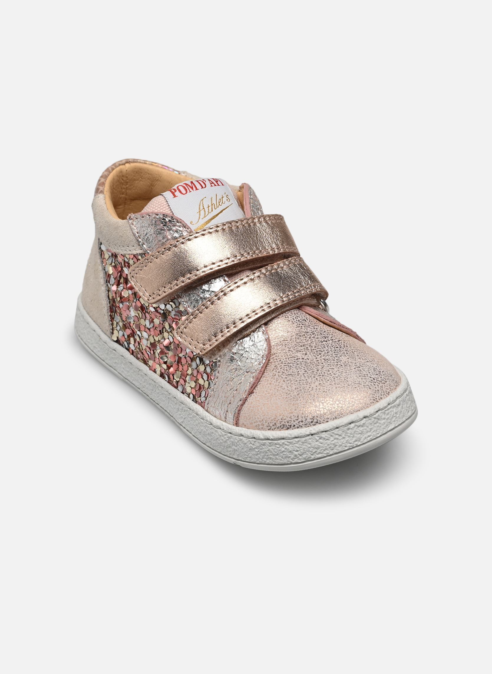 Zapatillas MOUSSE EASY TOP niña rosa Pom d Api Zapatillas MOUSSE EASY TOP niña rosa NUDE