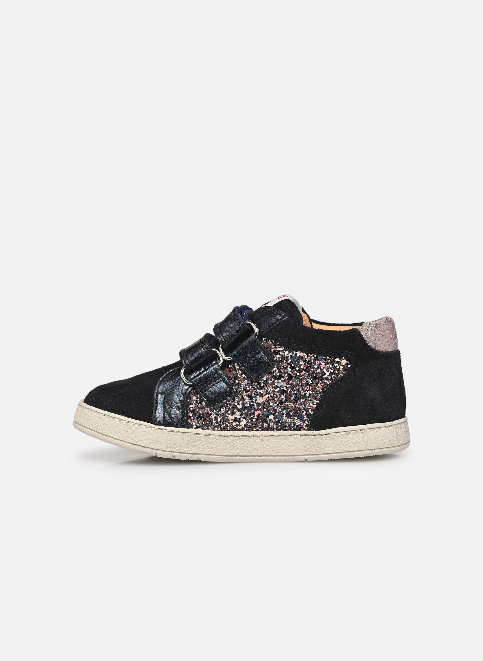 Zapatillas MOUSSE EASY TOP niña azul Pom d Api Zapatillas MOUSSE EASY TOP niña azul NAVY-MULTI PINK