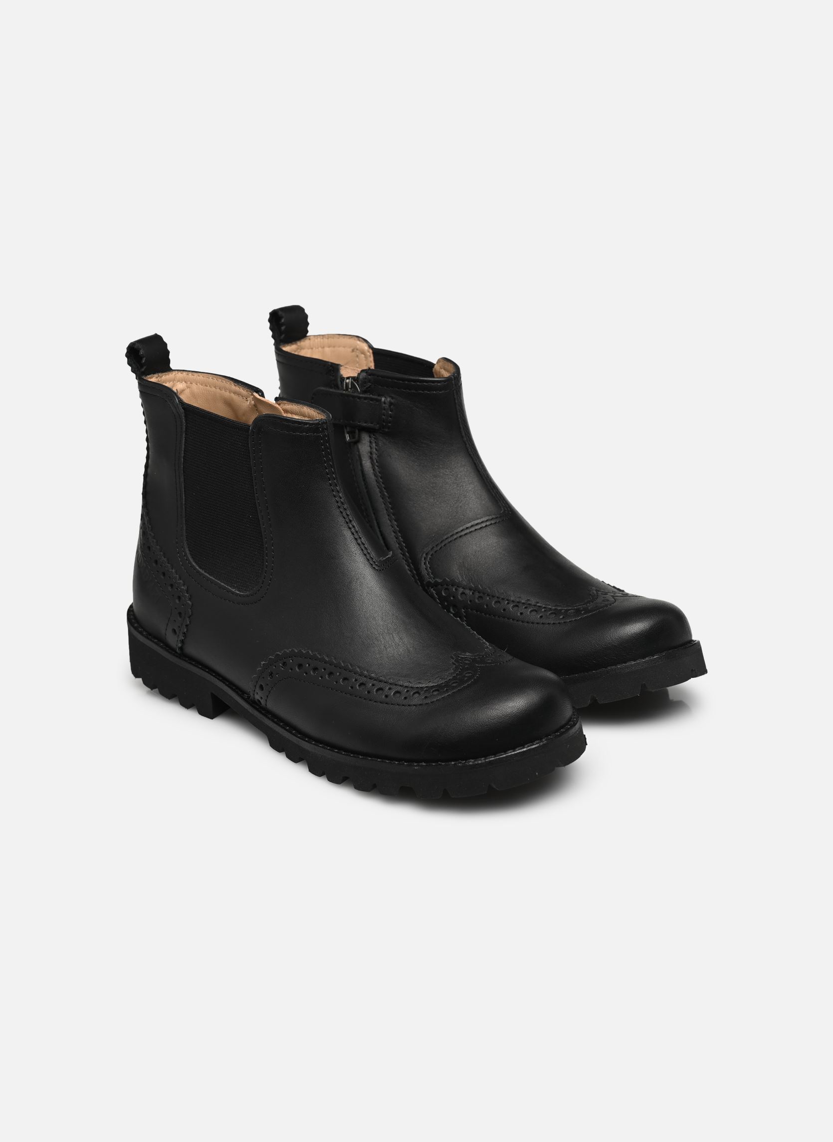 Stiefeletten / Ankle Boots ROADSTER BOOTS mädchen schwarz Pom d Api Stiefeletten / Ankle Boots ROADSTER BOOTS mädchen schwarz NOIR