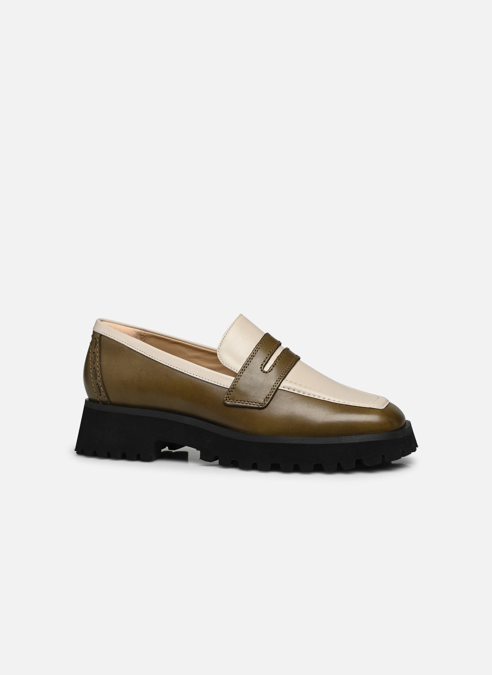 Mocassins Stayso Edge 26174705 femme vert Clarks Mocassins Stayso Edge 26174705 femme vert OLIVE COMBI