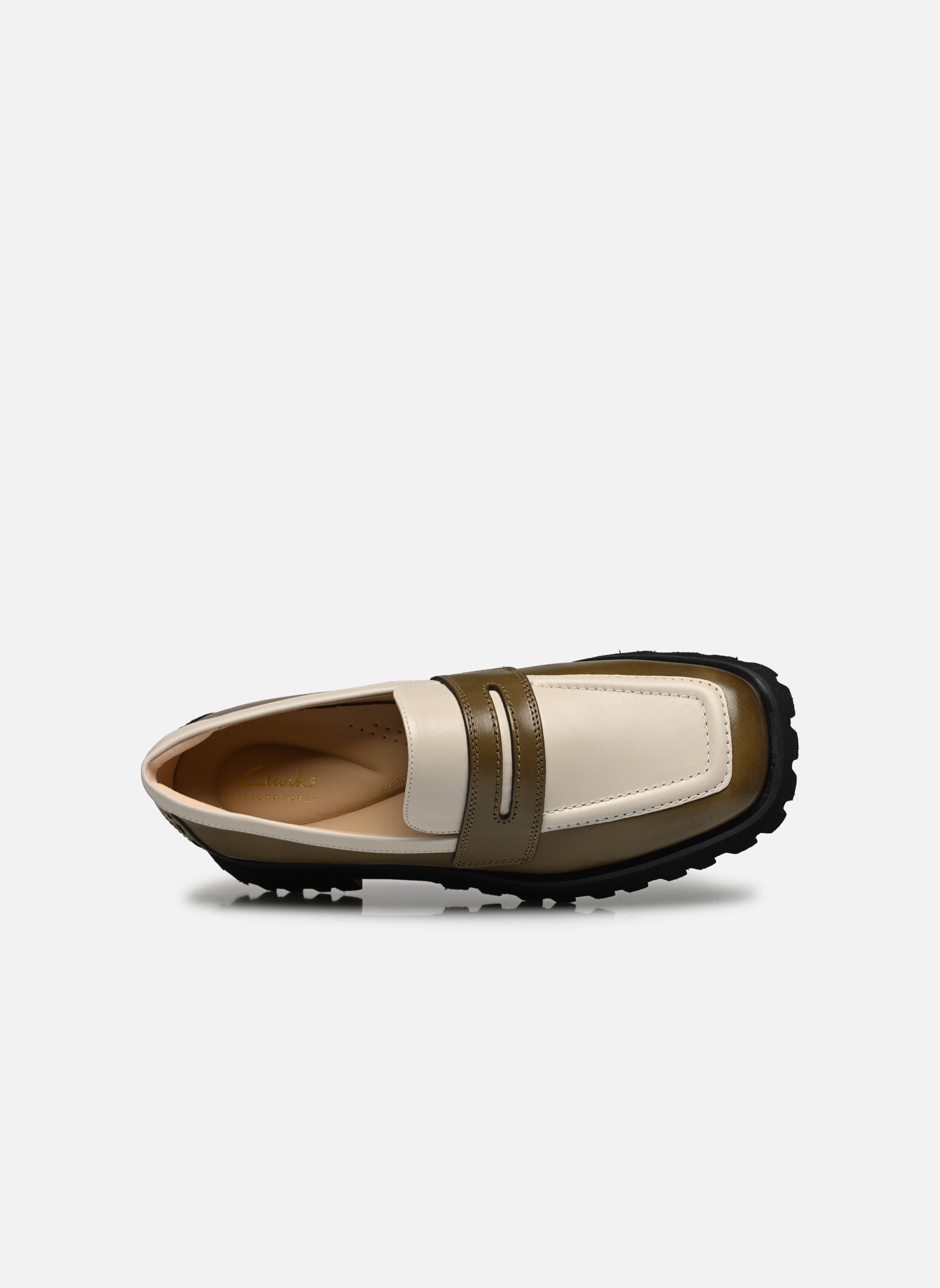 Mocassins Stayso Edge 26174705 femme vert Clarks Mocassins Stayso Edge 26174705 femme vert OLIVE COMBI