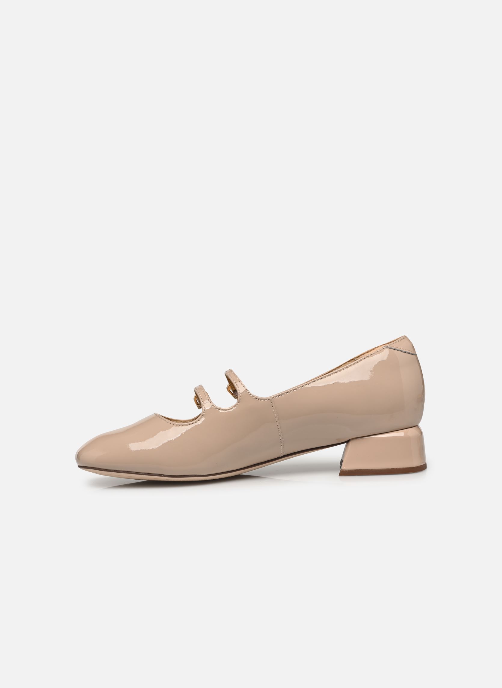 Klassische Ballerinas Daiss30 Shine damen beige Clarks Klassische Ballerinas Daiss30 Shine damen beige SAND PATENT