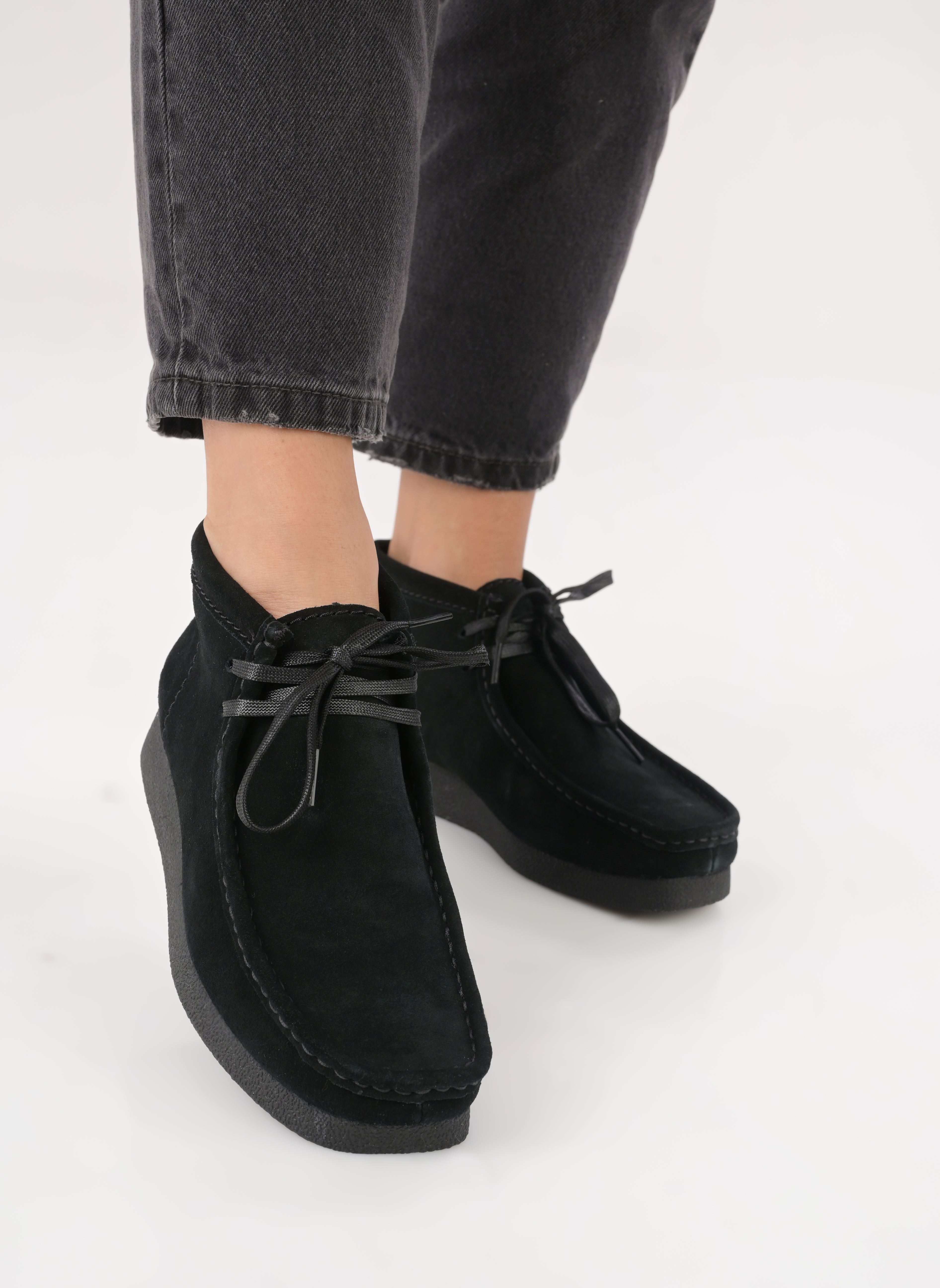 Baskets montantes WallabeeEVOBt 26174743 femme noir Clarks Baskets montantes WallabeeEVOBt 26174743 femme noir BLACK SDE