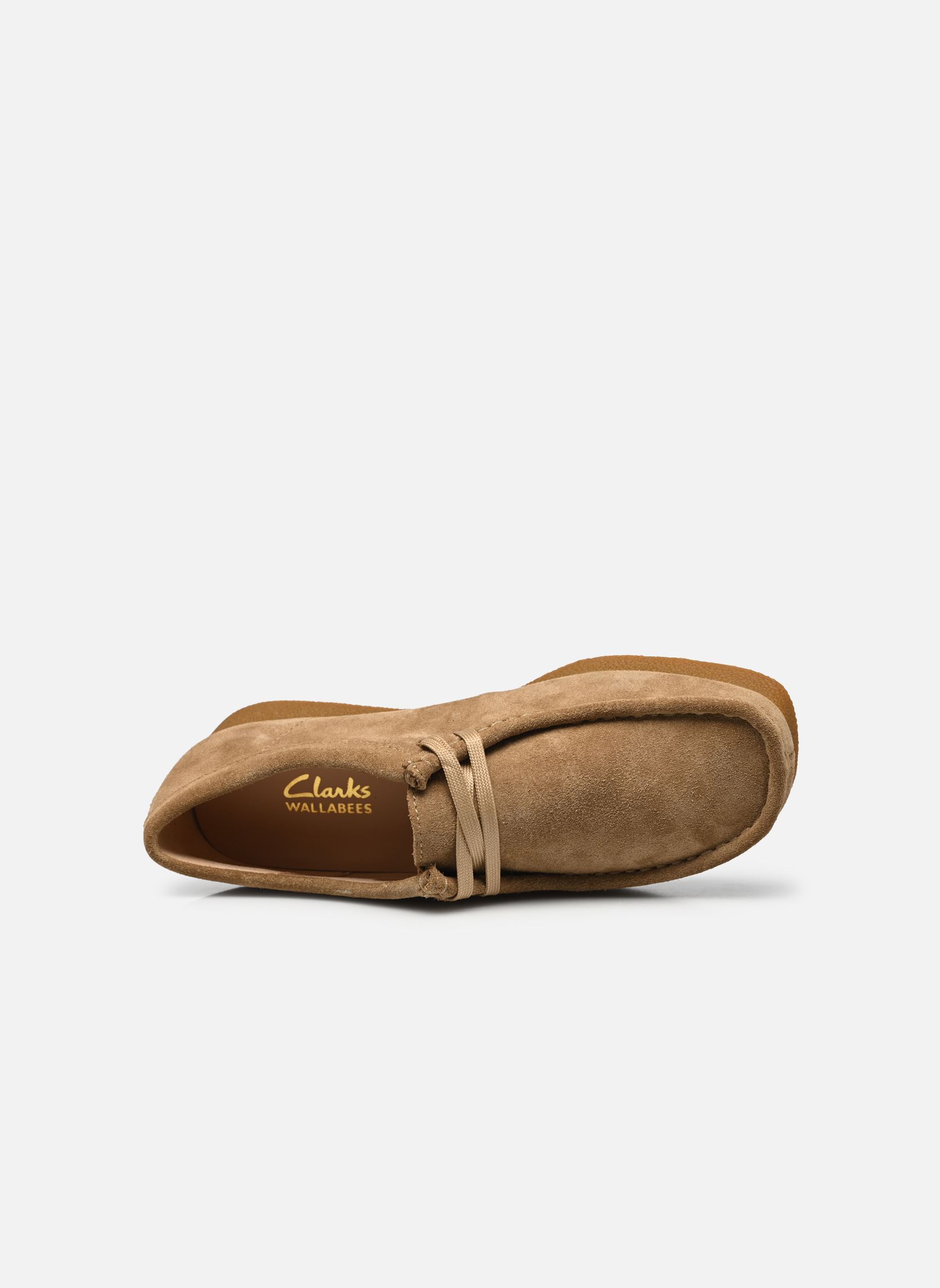 Derbies WallabeeEVOSh femme beige Clarks Derbies WallabeeEVOSh femme beige DARK SAND SUEDE