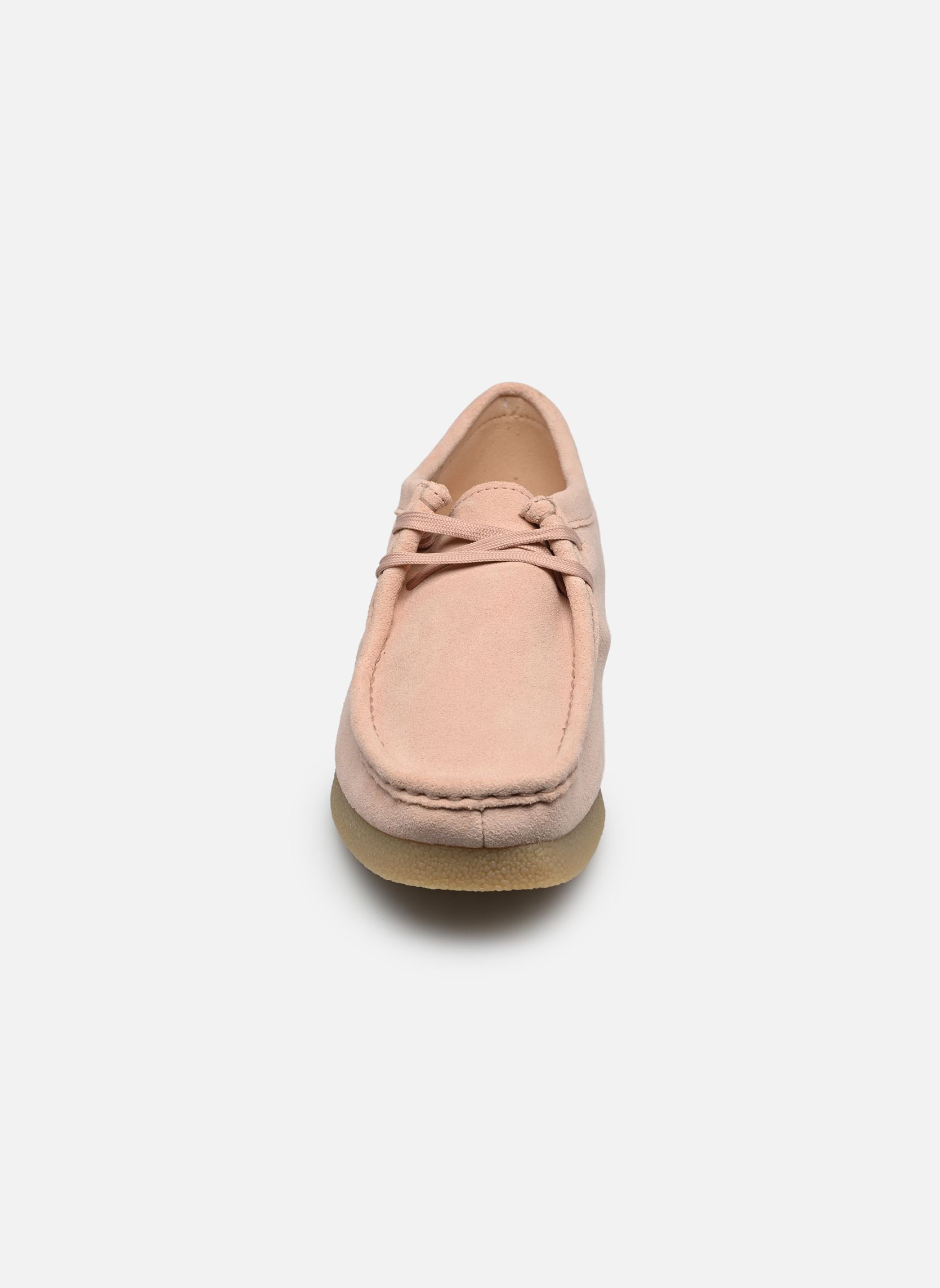 Derbies WallabeeEVOSh femme rose Clarks Derbies WallabeeEVOSh femme rose LIGHT PINK SUEDE