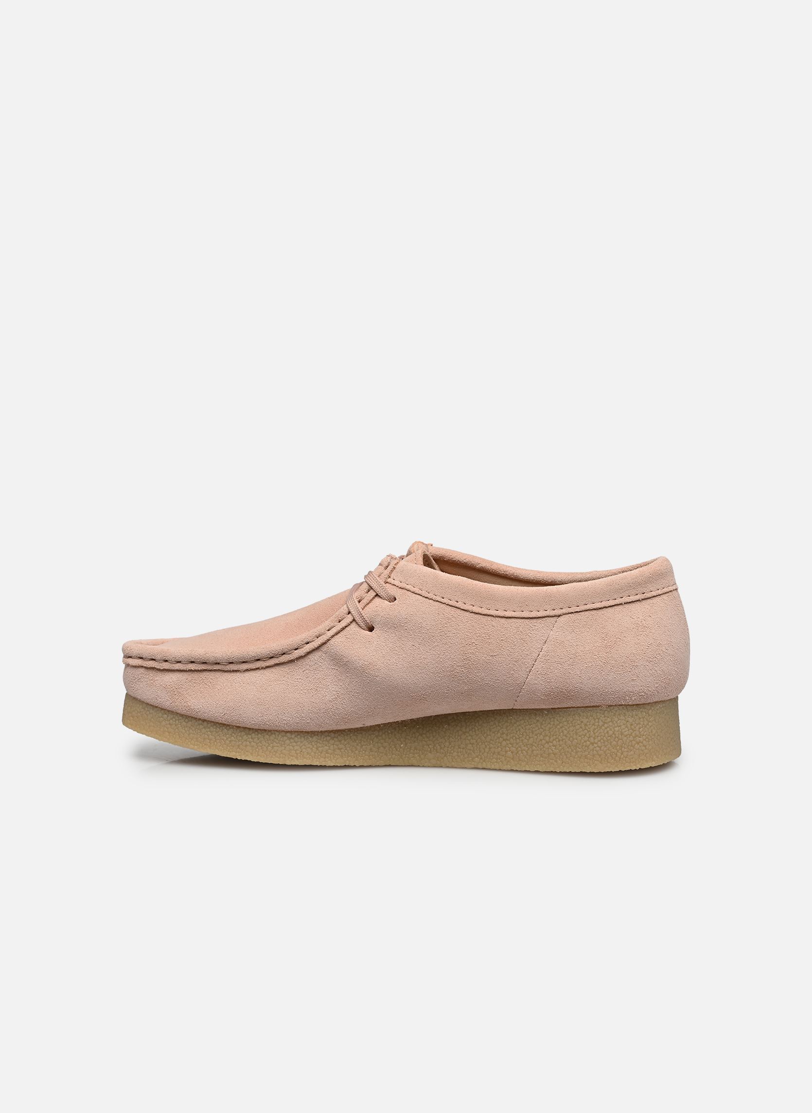 Derbies WallabeeEVOSh femme rose Clarks Derbies WallabeeEVOSh femme rose LIGHT PINK SUEDE
