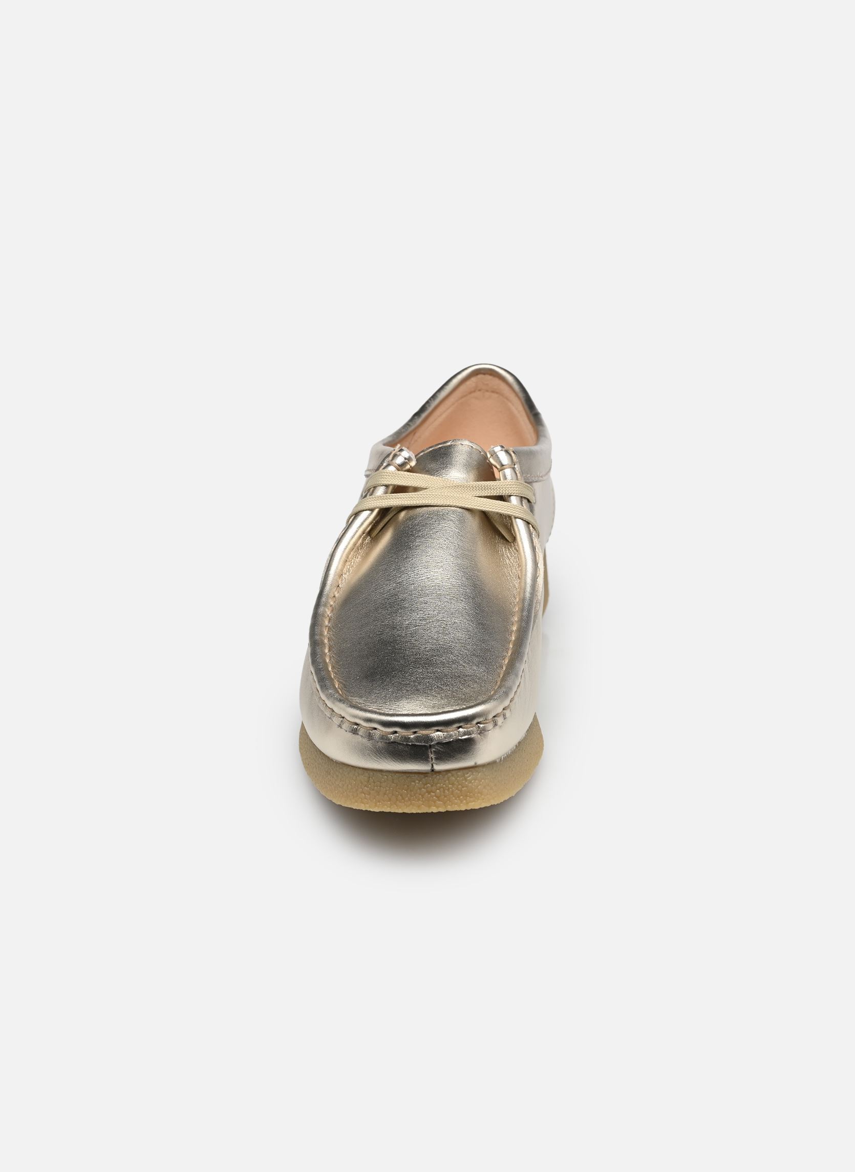 Derby schoenen WallabeeEVOSh dames goud en brons Clarks Derby schoenen WallabeeEVOSh dames goud en brons GOLD LEATHER
