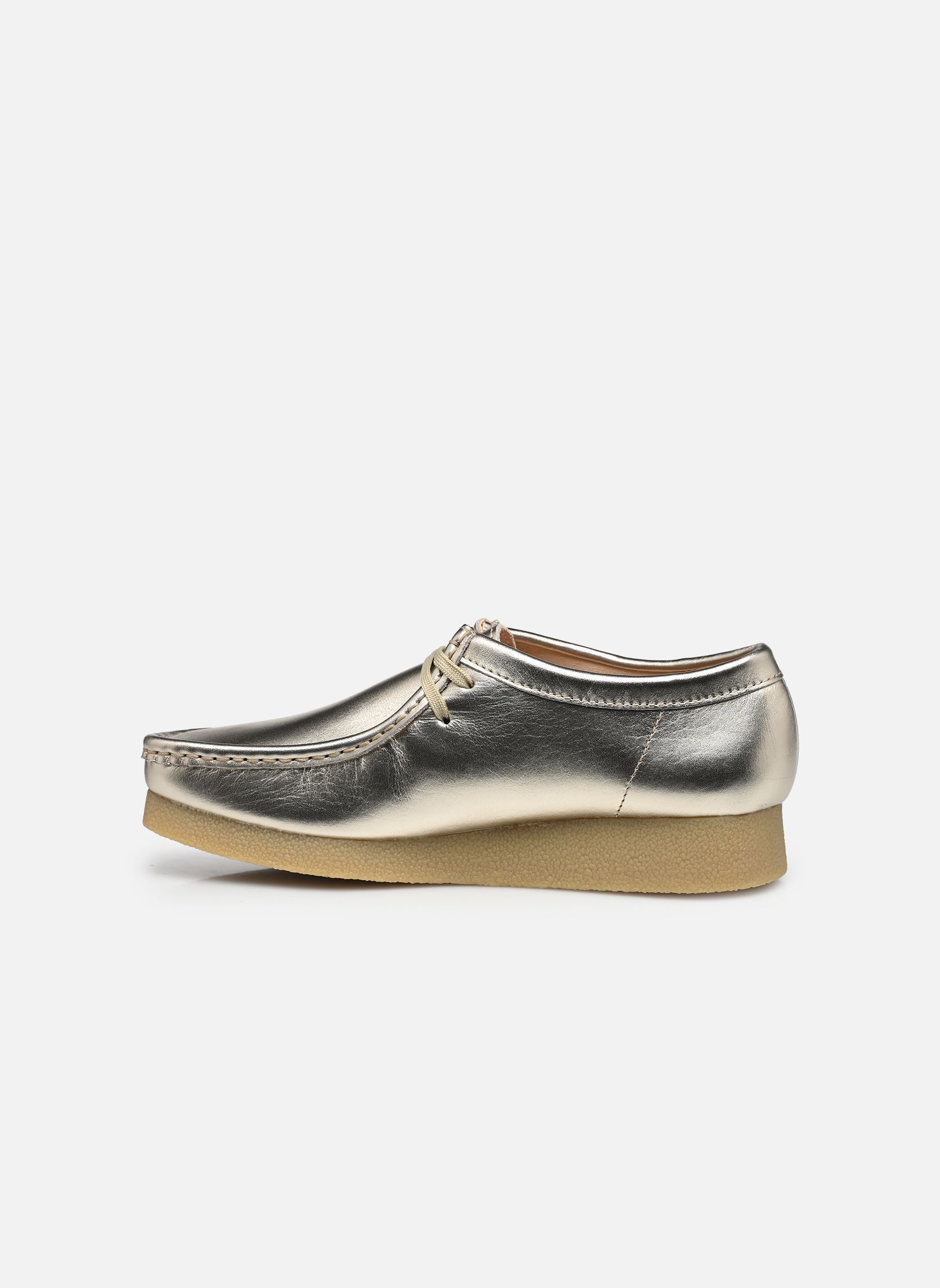Derby schoenen WallabeeEVOSh dames goud en brons Clarks Derby schoenen WallabeeEVOSh dames goud en brons GOLD LEATHER