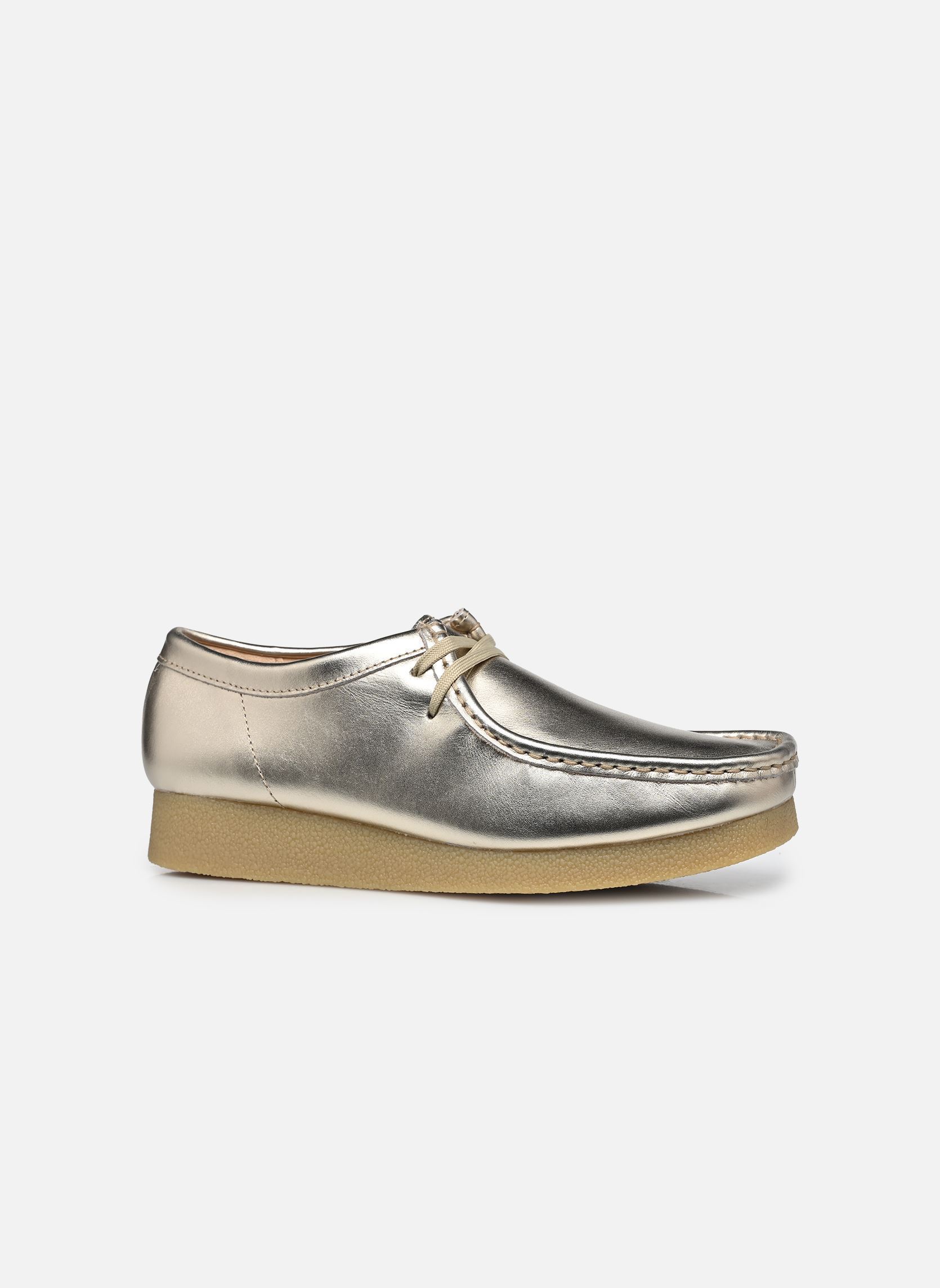 Derby schoenen WallabeeEVOSh dames goud en brons Clarks Derby schoenen WallabeeEVOSh dames goud en brons GOLD LEATHER