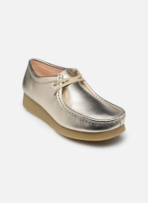 Clarks Derby schoenen WallabeeEVOSh dames goud en brons