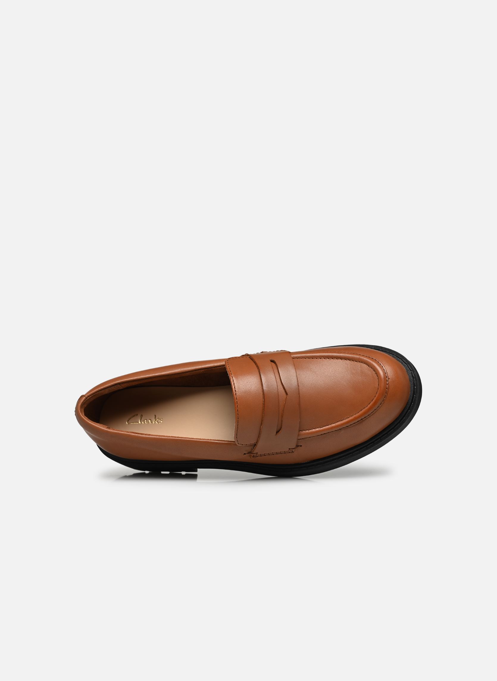 Mocassins Orinoco2 Penny femme marron Clarks Mocassins Orinoco2 Penny femme marron DARK TAN LEA