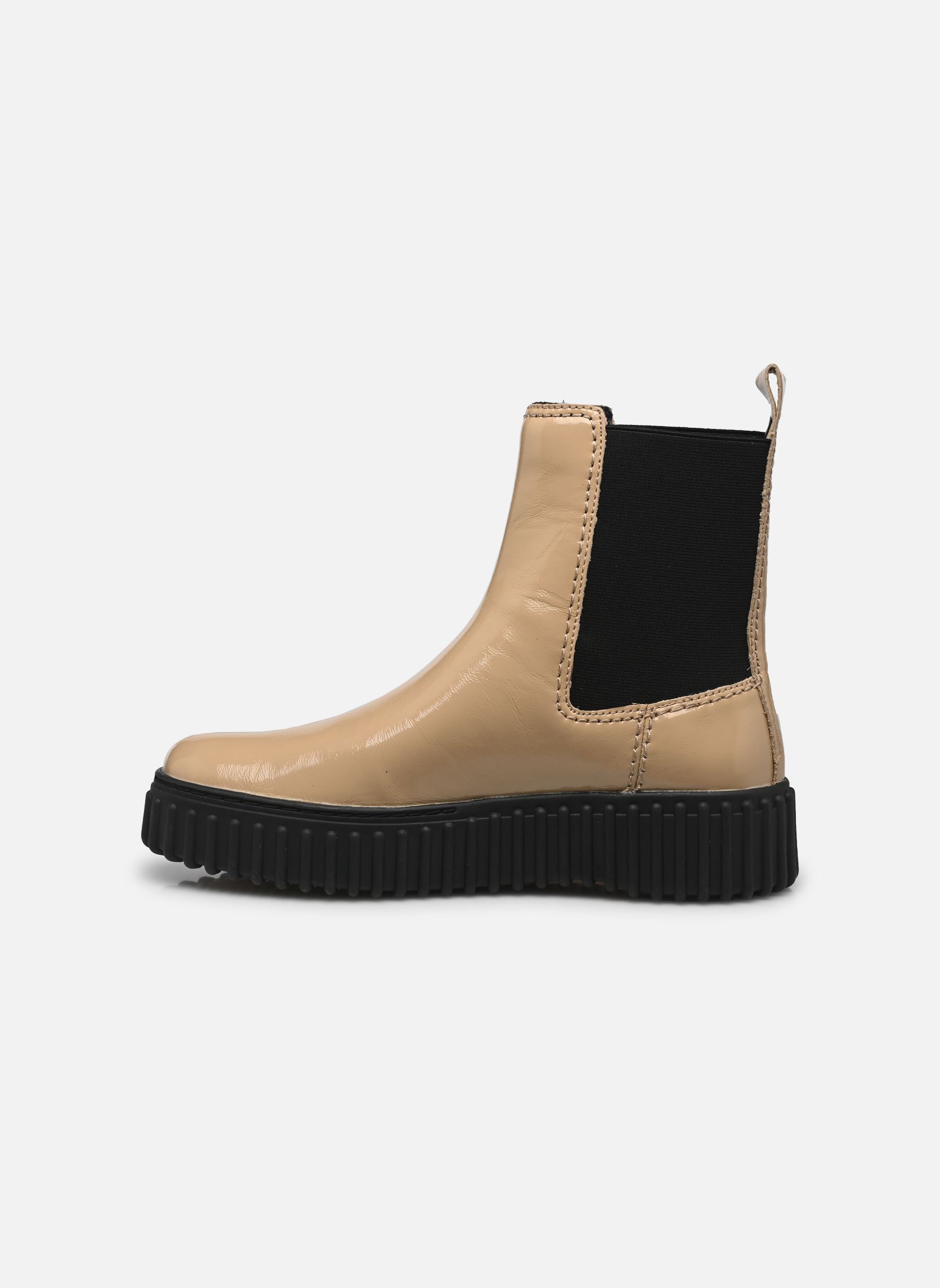 Bottines et boots Torhill Maple femme beige Clarks Bottines et boots Torhill Maple femme beige BEIGE PATENT