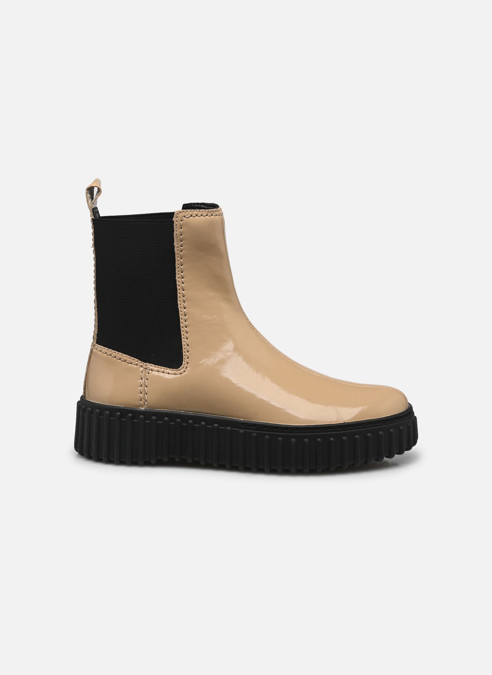 Bottines et boots Torhill Maple femme beige Clarks Bottines et boots Torhill Maple femme beige BEIGE PATENT