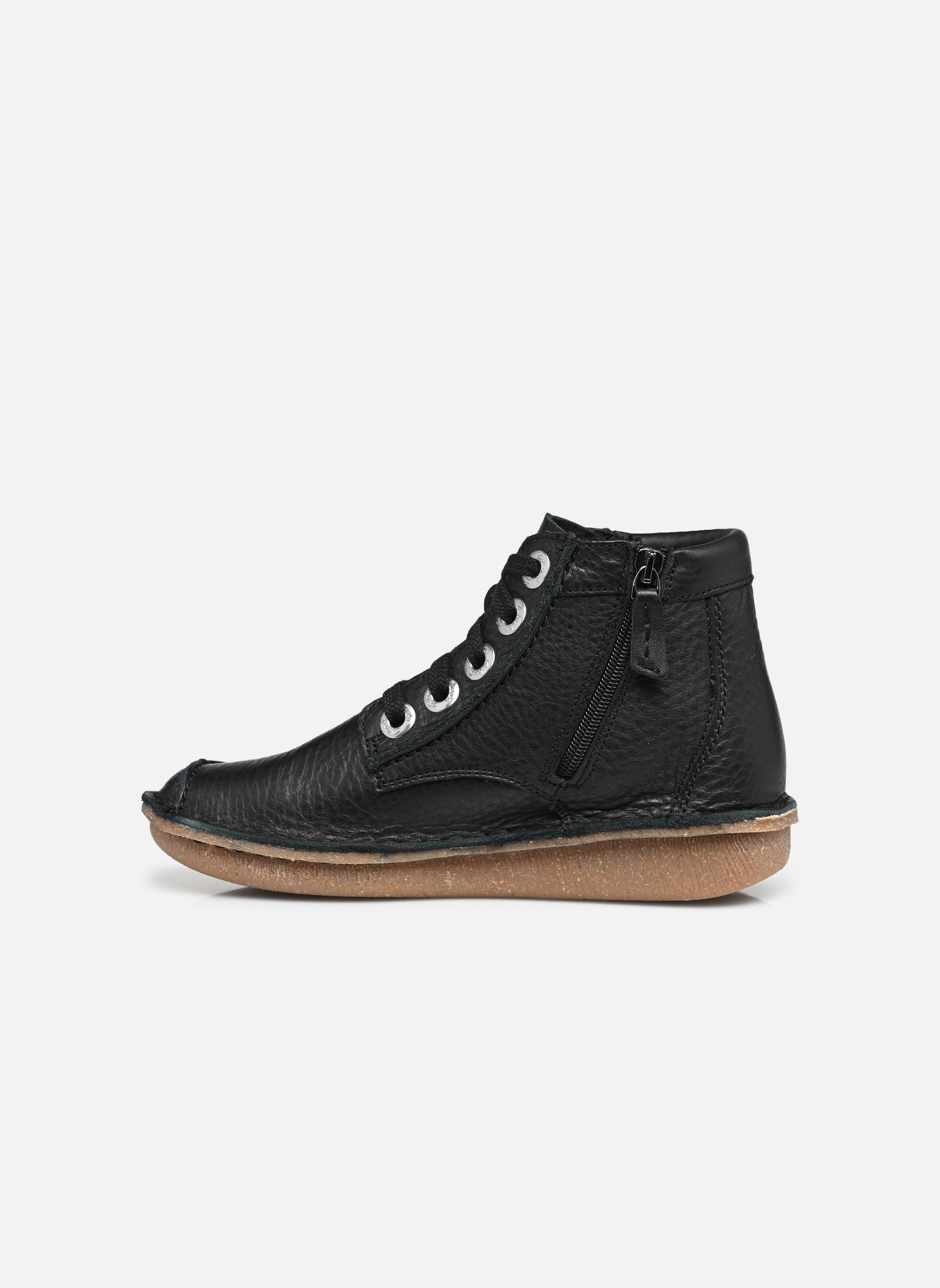 Hoge sneakers Funny Cedar dames zwart Clarks Hoge sneakers Funny Cedar dames zwart Black leather