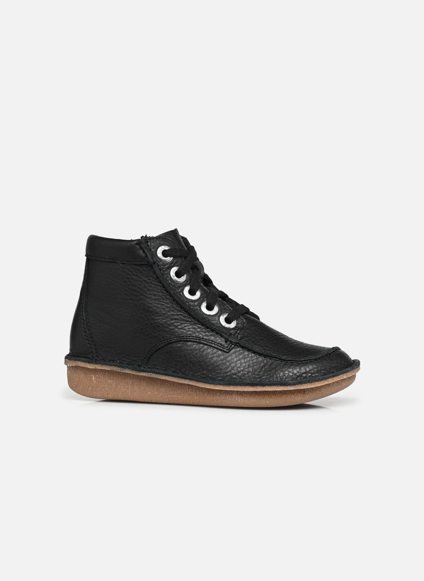 Hoge sneakers Funny Cedar dames zwart Clarks Hoge sneakers Funny Cedar dames zwart Black leather