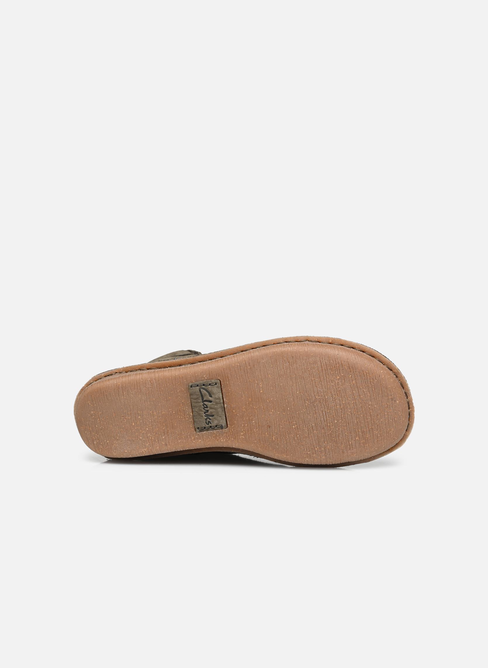 Knöchelhohe Sneaker Funny Cedar damen grün Clarks Knöchelhohe Sneaker Funny Cedar damen grün DARK OLIVE NUB