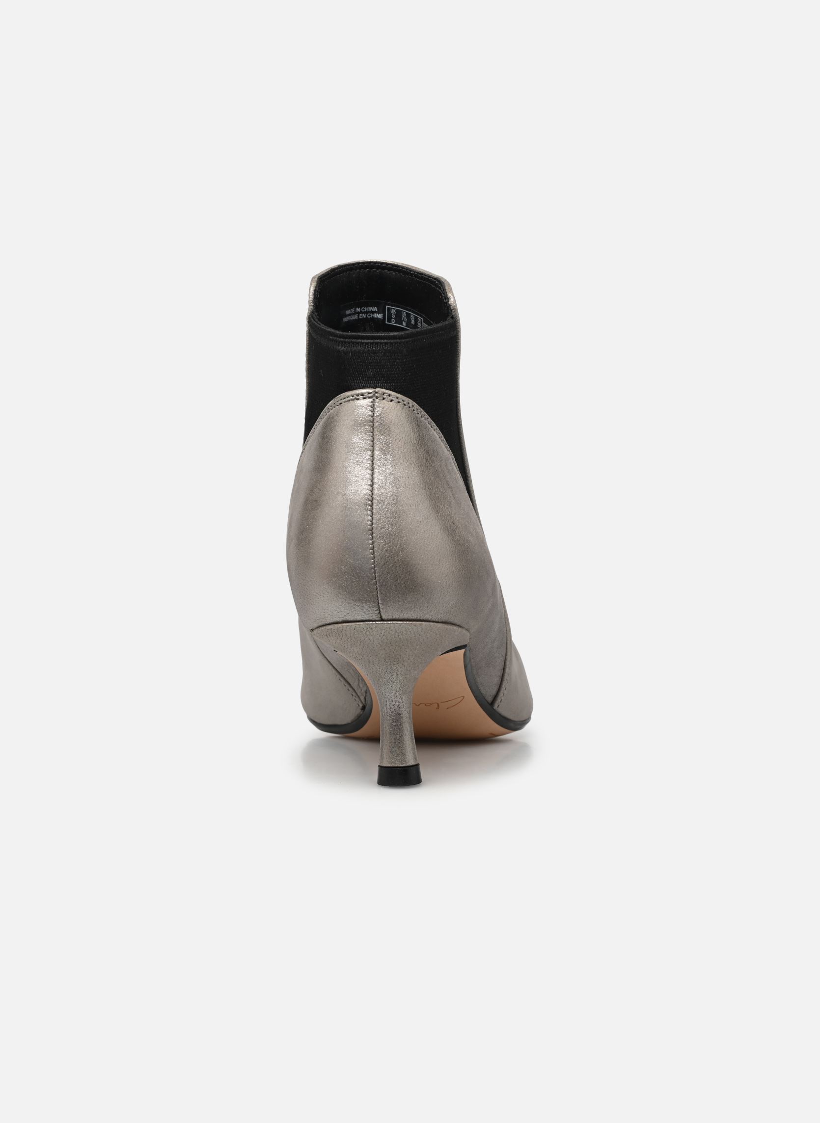 Niedrige Ankle Boots Violet55 Up damen silber Clarks Niedrige Ankle Boots Violet55 Up damen silber METALLIC
