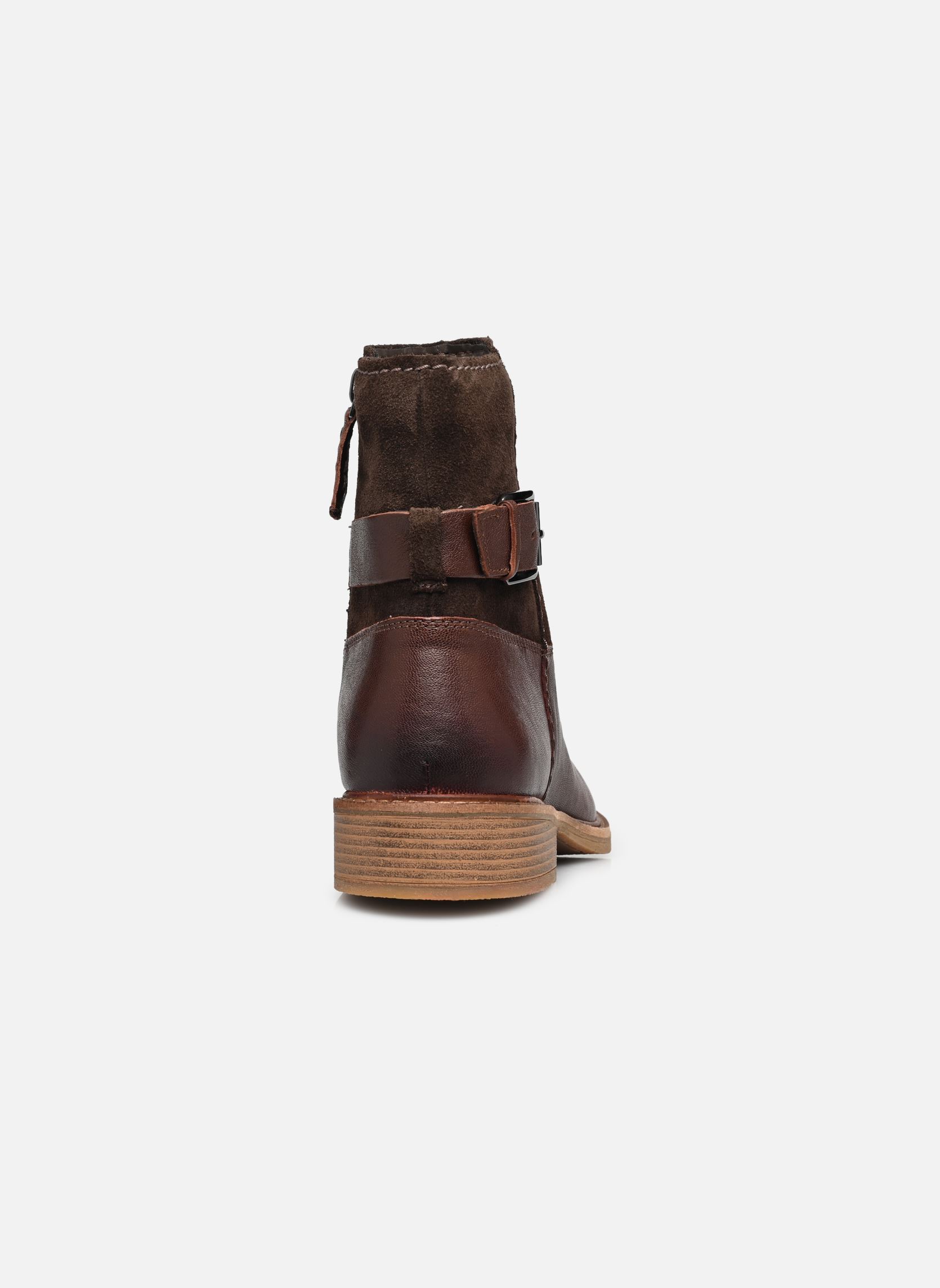 Niedrige Ankle Boots Cologne Strap damen braun Clarks Niedrige Ankle Boots Cologne Strap damen braun DARK BROWN COMBI