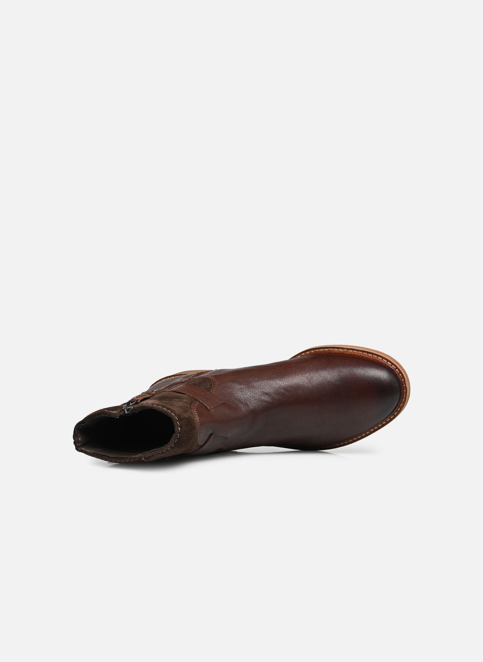 Niedrige Ankle Boots Cologne Strap damen braun Clarks Niedrige Ankle Boots Cologne Strap damen braun DARK BROWN COMBI