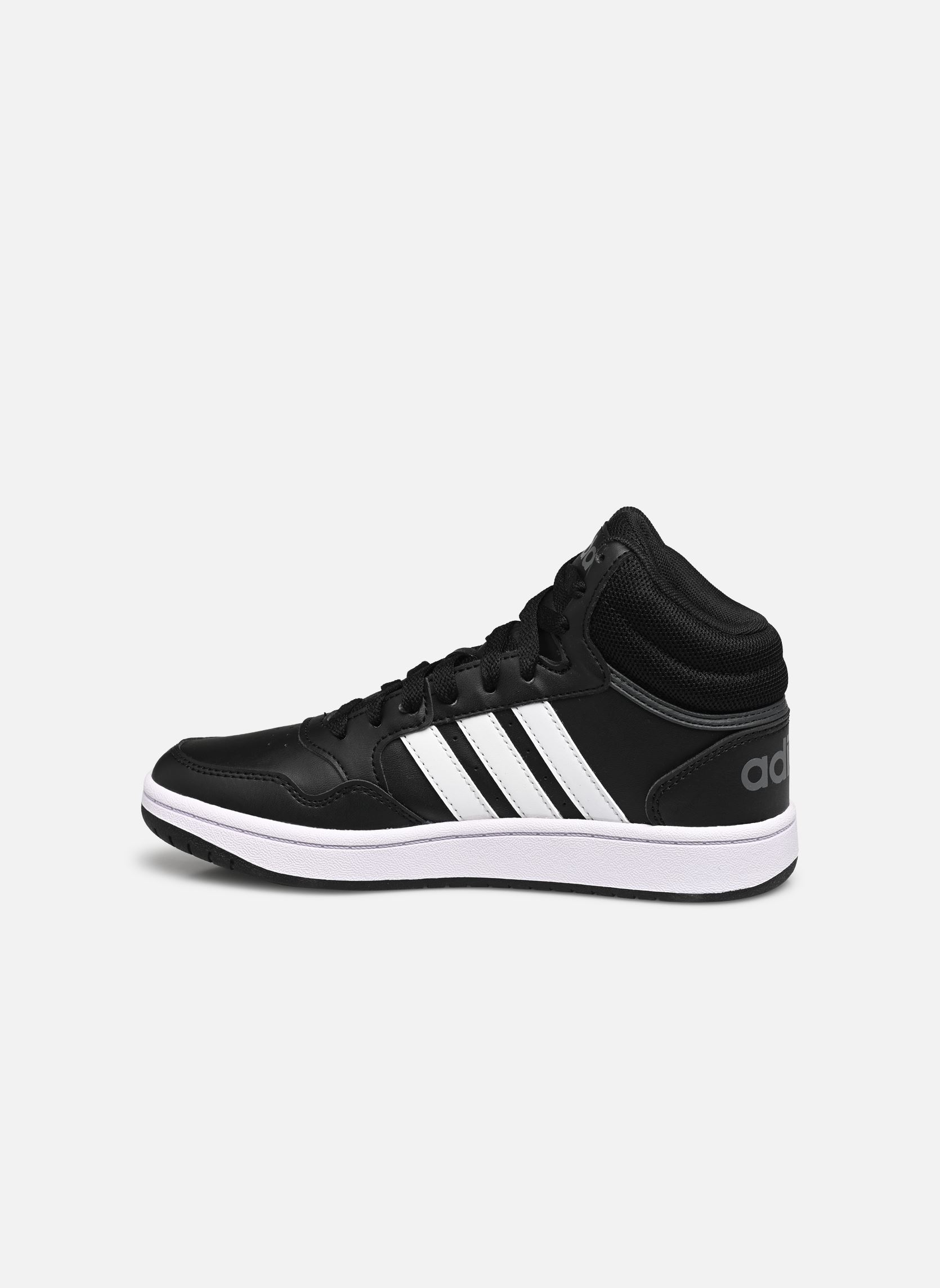 Baskets Hoops 3.0 Mid K noir adidas sportswear Baskets Hoops 3.0 Mid K noir CBLACK/FTWWHT/GRESIX