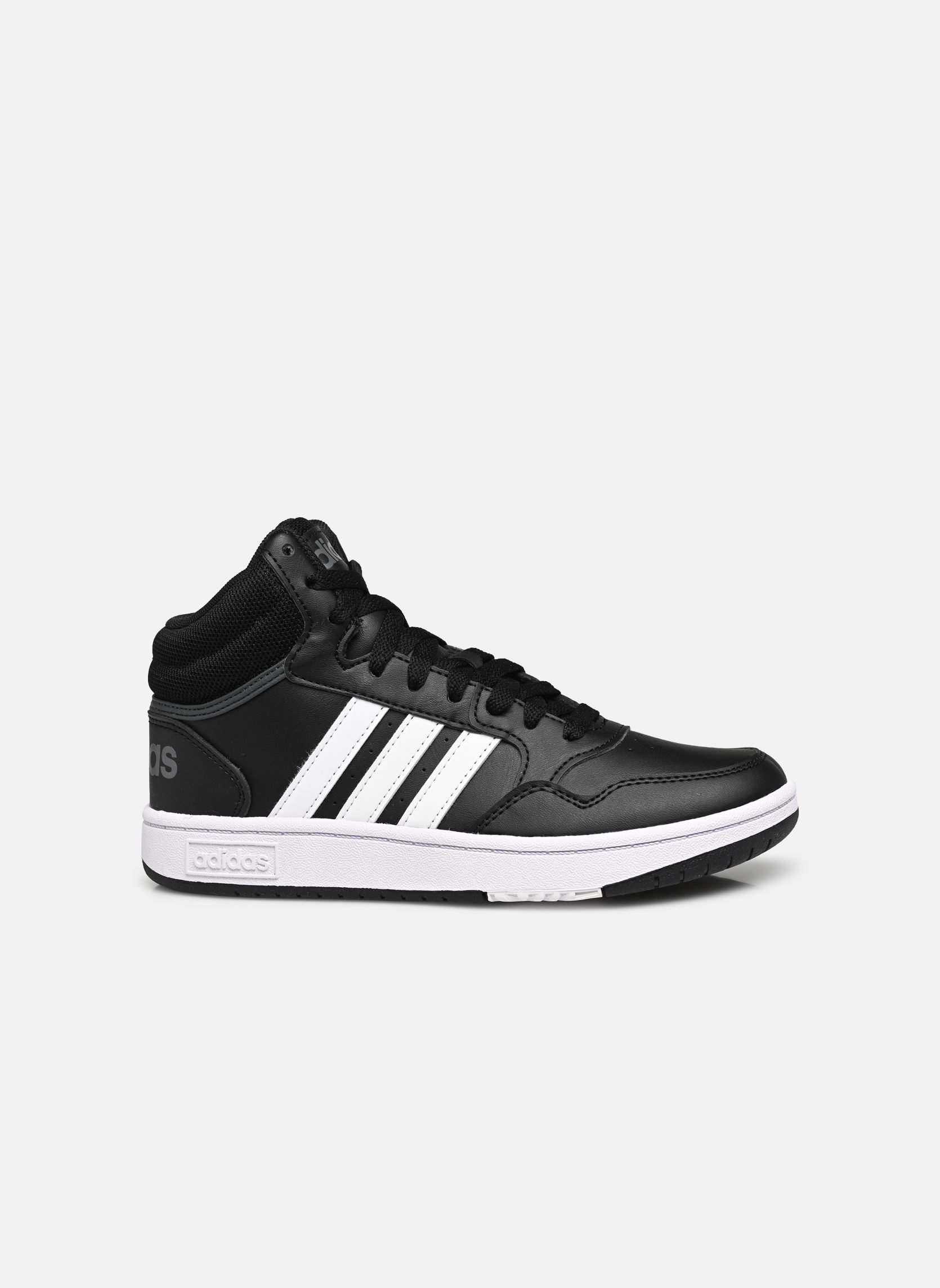 Baskets Hoops 3.0 Mid K noir adidas sportswear Baskets Hoops 3.0 Mid K noir CBLACK/FTWWHT/GRESIX