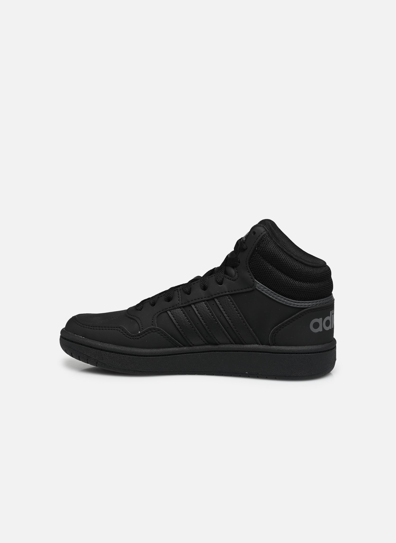 Baskets Hoops 3.0 Mid K noir adidas sportswear Baskets Hoops 3.0 Mid K noir CBLACK/CBLACK/GRESIX