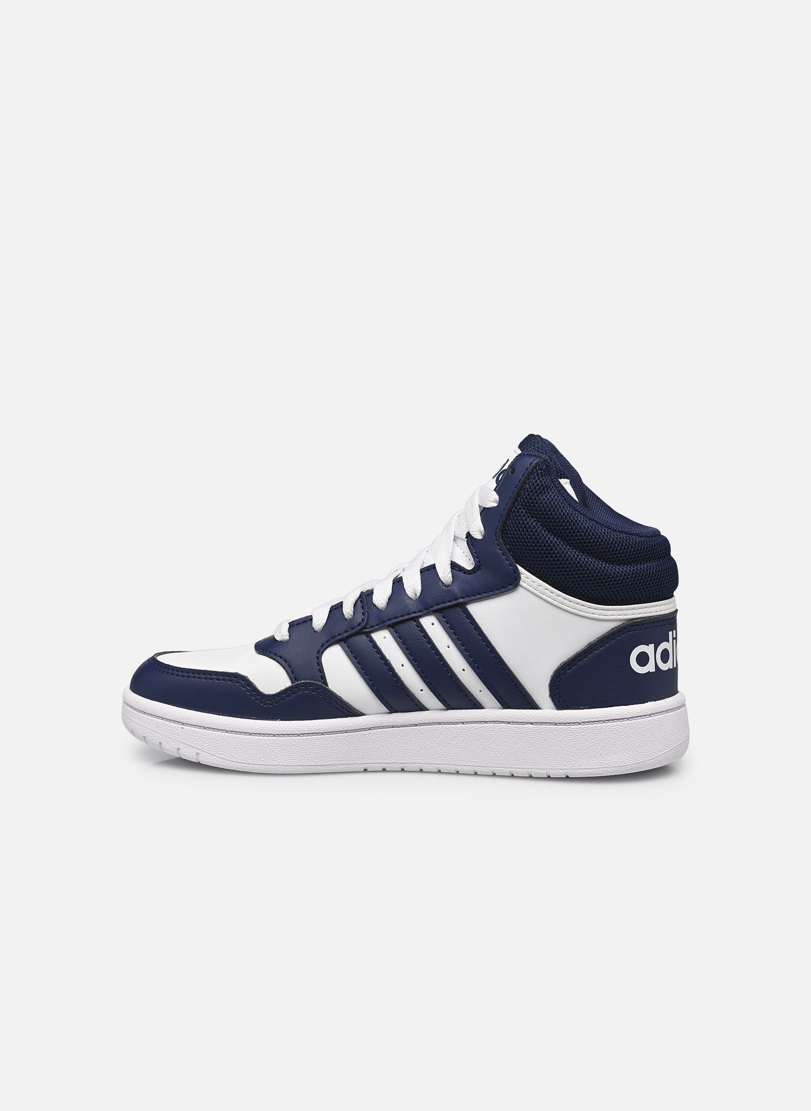 Baskets Hoops 3.0 Mid K blanc adidas sportswear Baskets Hoops 3.0 Mid K blanc FTWWHT/DKBLUE/DKBLUE