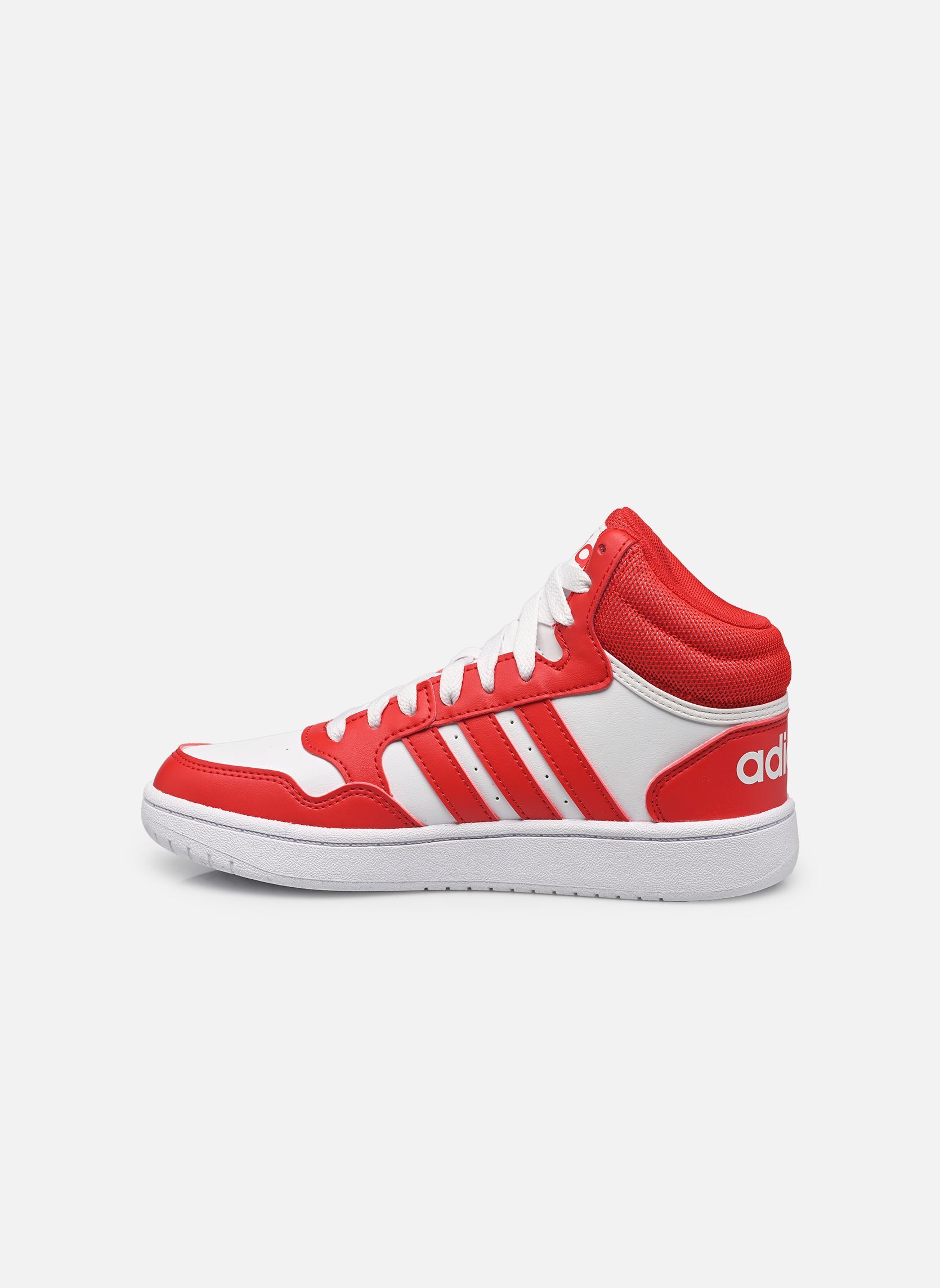 Baskets Hoops 3.0 Mid K blanc adidas sportswear Baskets Hoops 3.0 Mid K blanc FTWWHT/BETSCA/BETSCA