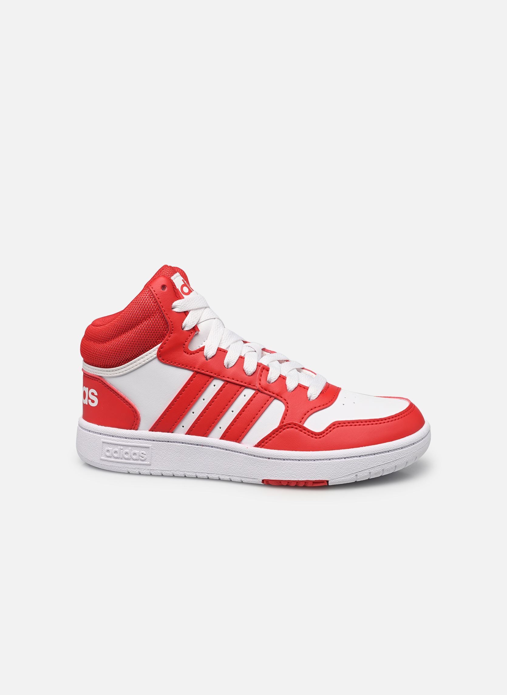 Baskets Hoops 3.0 Mid K blanc adidas sportswear Baskets Hoops 3.0 Mid K blanc FTWWHT/BETSCA/BETSCA