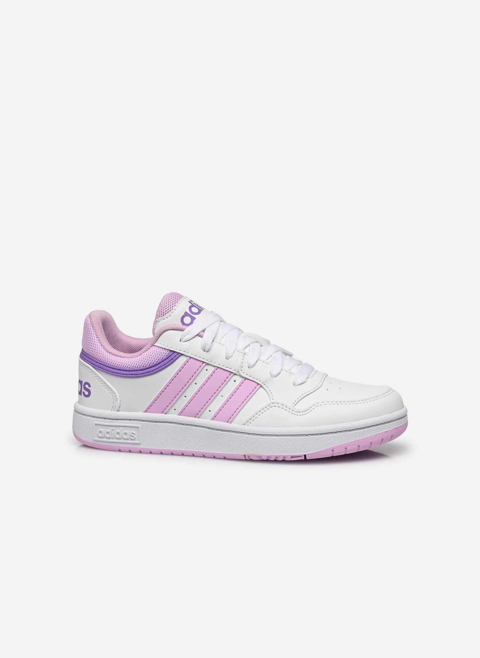 Baskets Hoops 3.0 K blanc adidas sportswear Baskets Hoops 3.0 K blanc FTWBLA/LILBON/FUSVIO
