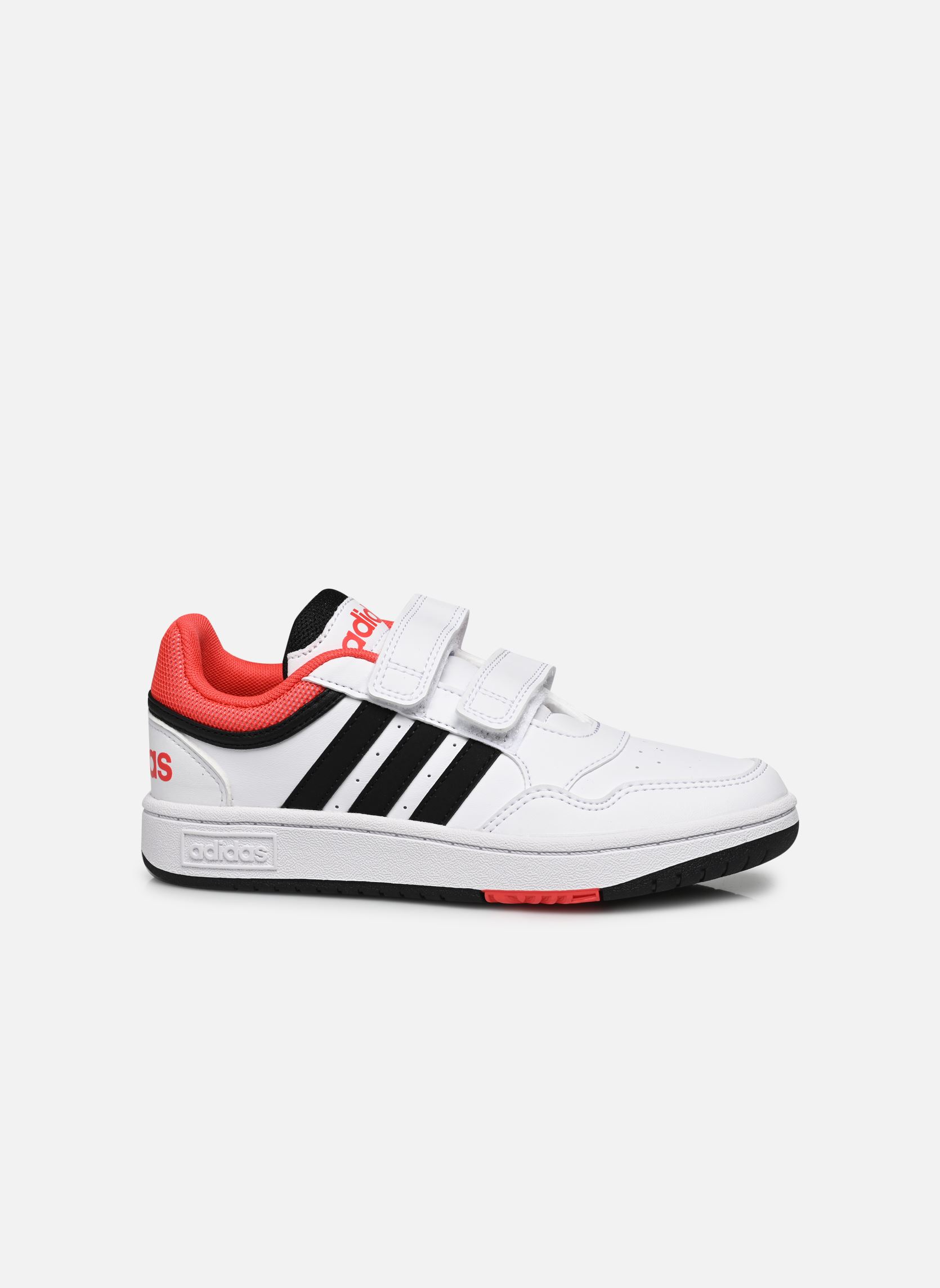 Baskets basses Hoops 3.0 Cf C blanc adidas sportswear Baskets basses Hoops 3.0 Cf C blanc FTWWHT/CBLACK/BRIRED