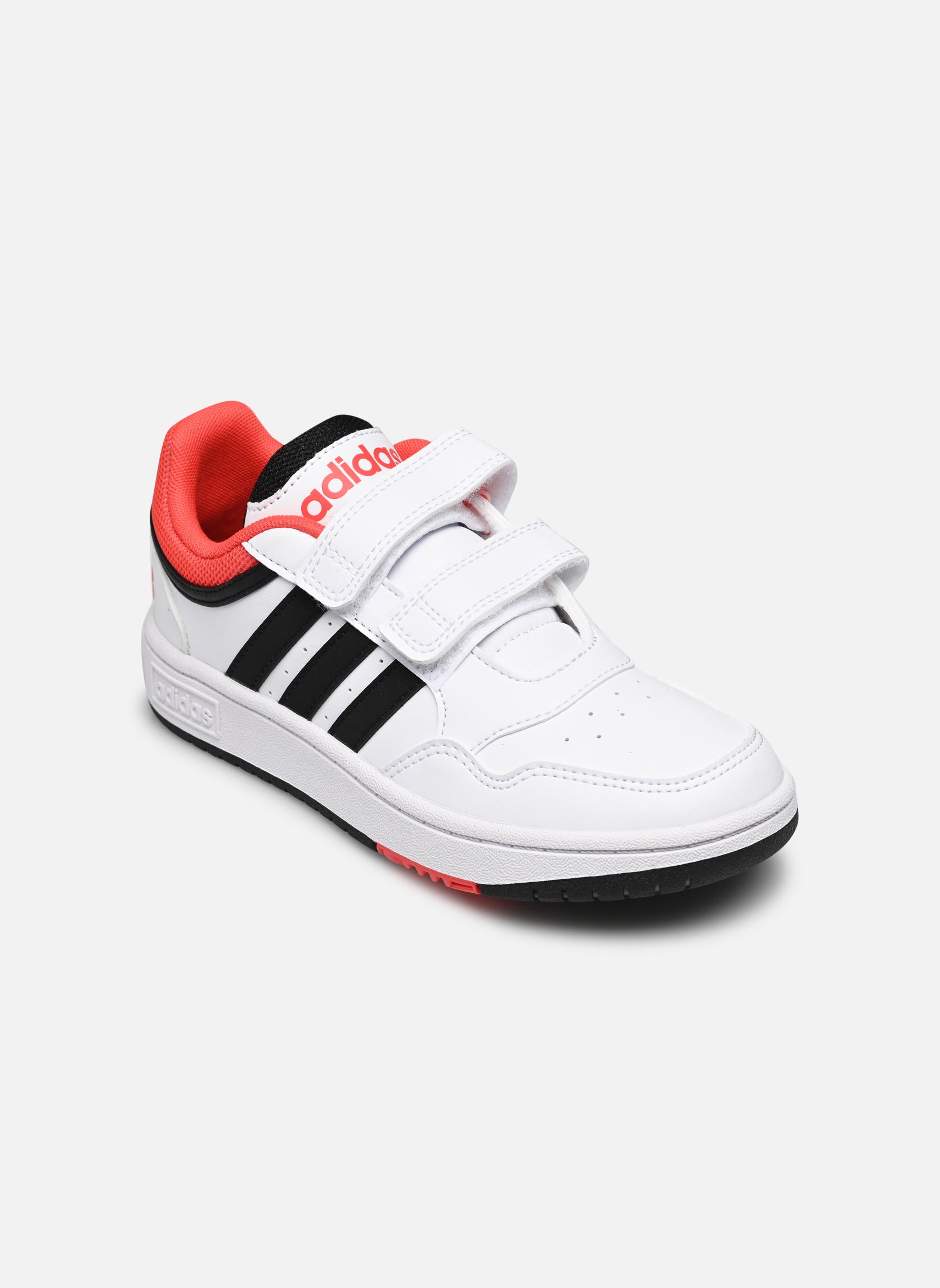 Baskets basses Hoops 3.0 Cf C blanc adidas sportswear Baskets basses Hoops 3.0 Cf C blanc FTWWHT/CBLACK/BRIRED