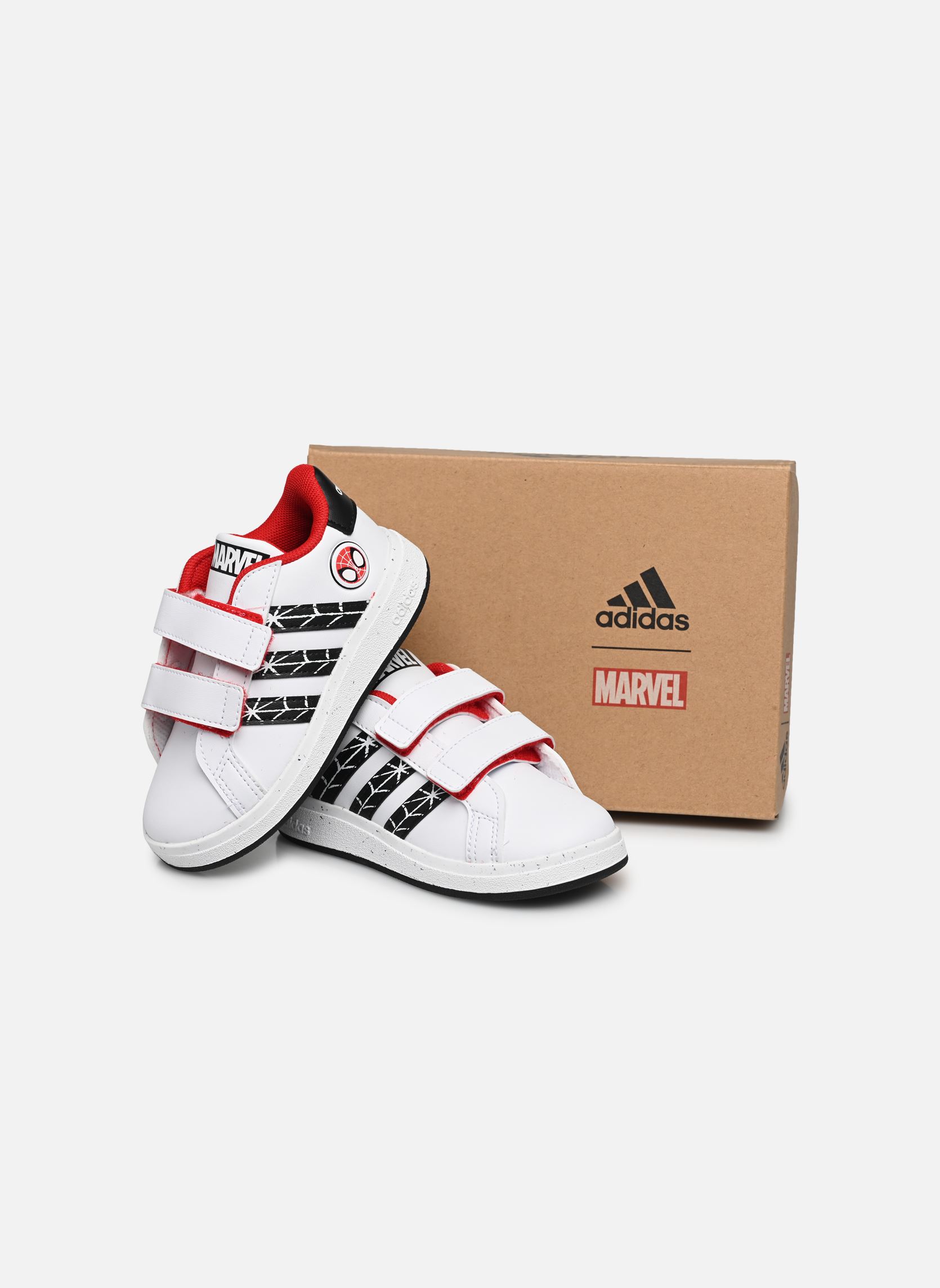 Sneaker Grand Court Spider-Man Cf I weiß adidas sportswear Sneaker Grand Court Spider-Man Cf I weiß FTWWHT/CBLACK/BETSCA