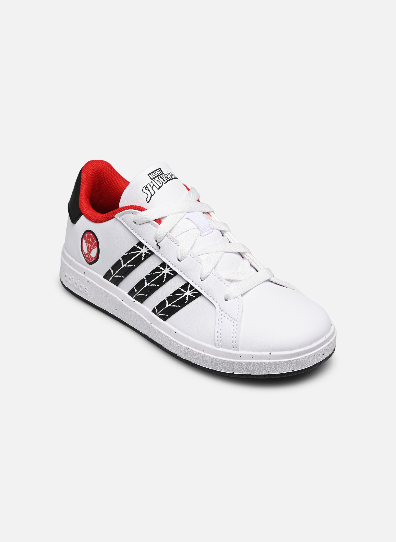 Baskets basses enfant adidas GRAND COURT SPIDER MAN EL K - vue 3
