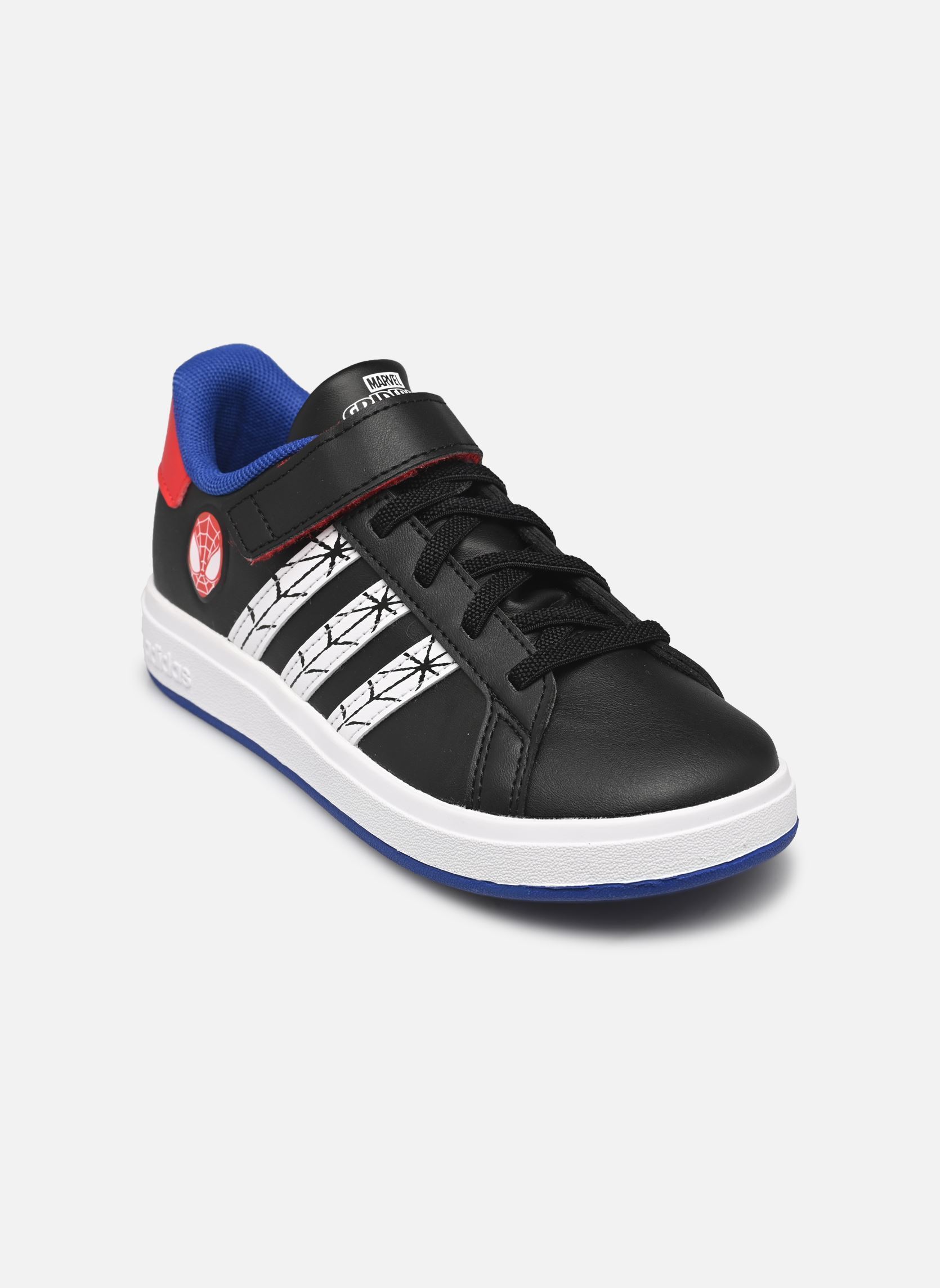 Baskets basses enfant adidas GRAND COURT SPIDER MAN EL K - vue 5