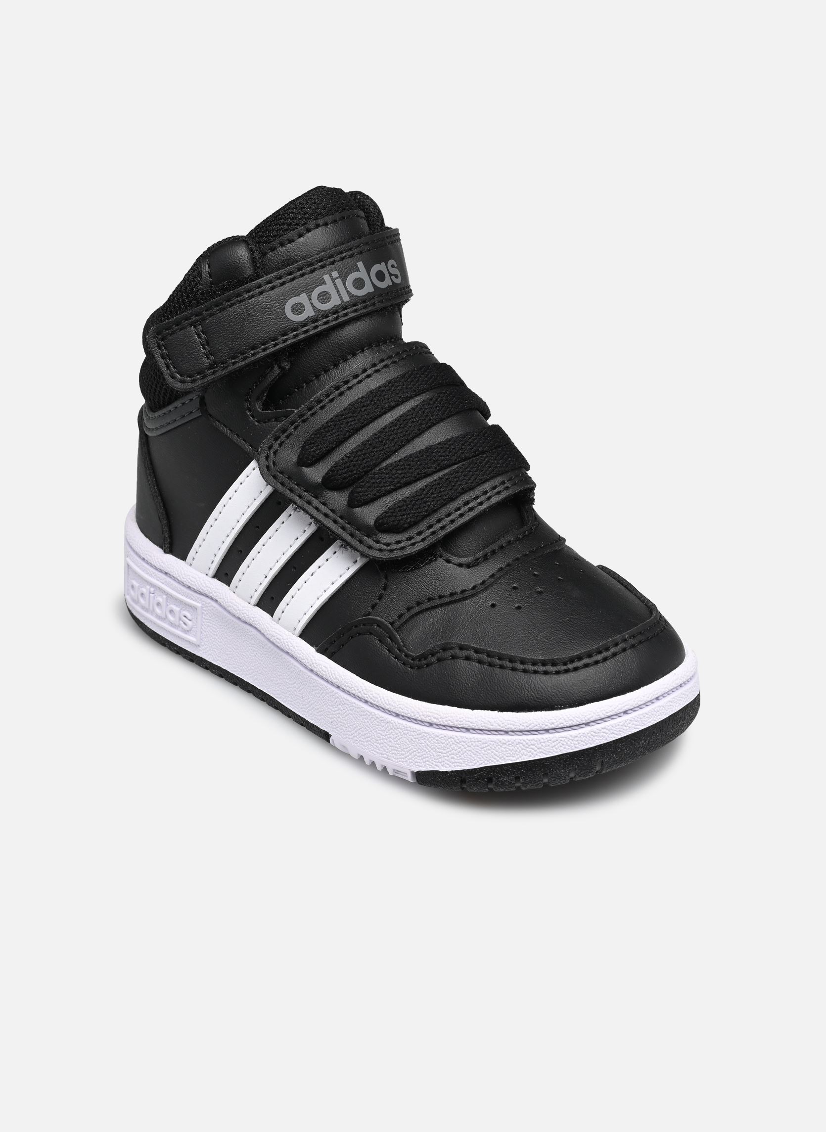 Baskets Hoops 3.0 Mid Ac I noir adidas sportswear Baskets Hoops 3.0 Mid Ac I noir Cblack/Ftwwht/Gresix
