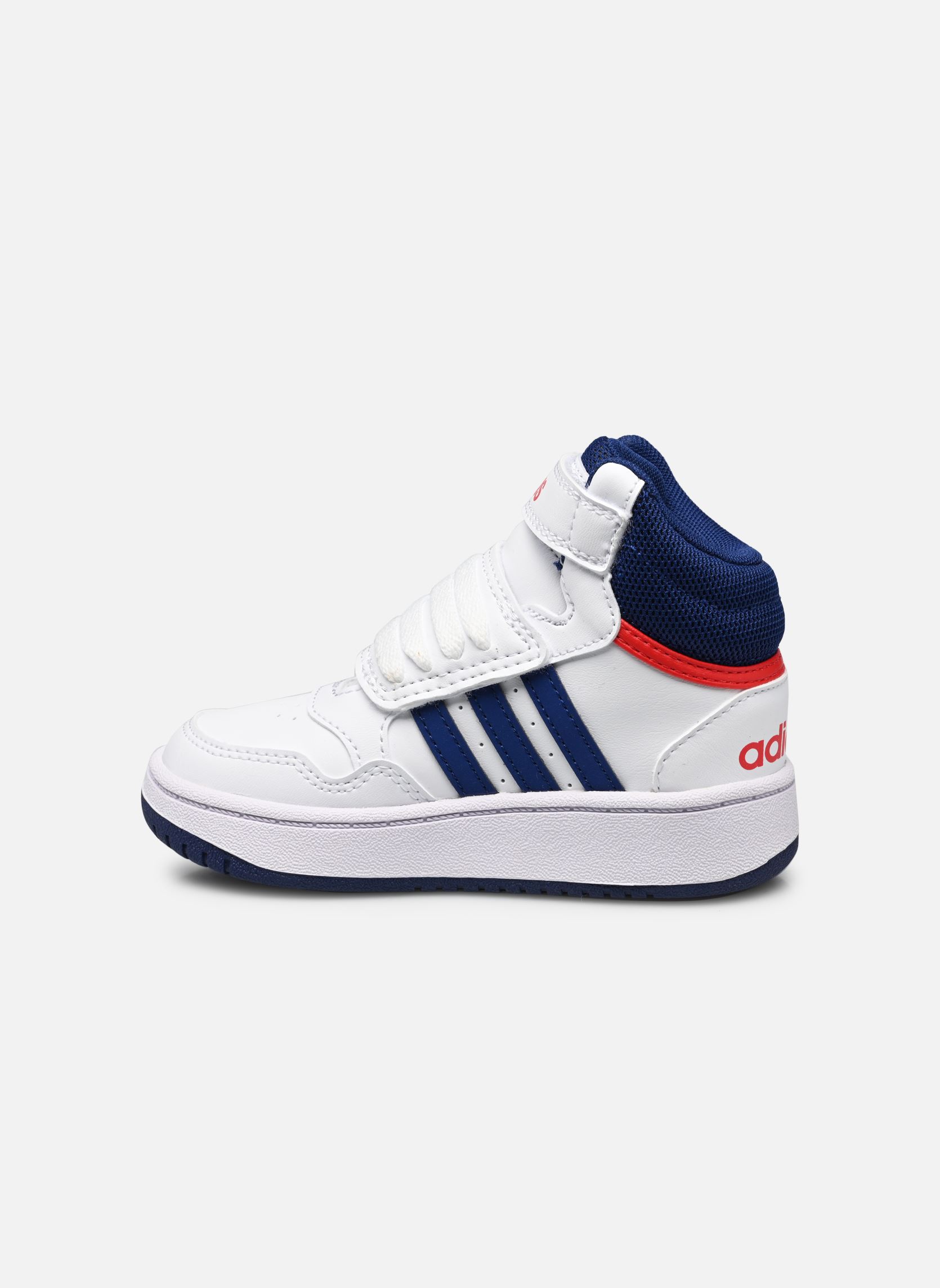 Baskets Hoops 3.0 Mid Ac I blanc adidas sportswear Baskets Hoops 3.0 Mid Ac I blanc Ftwwht/Vicblu/Betsca