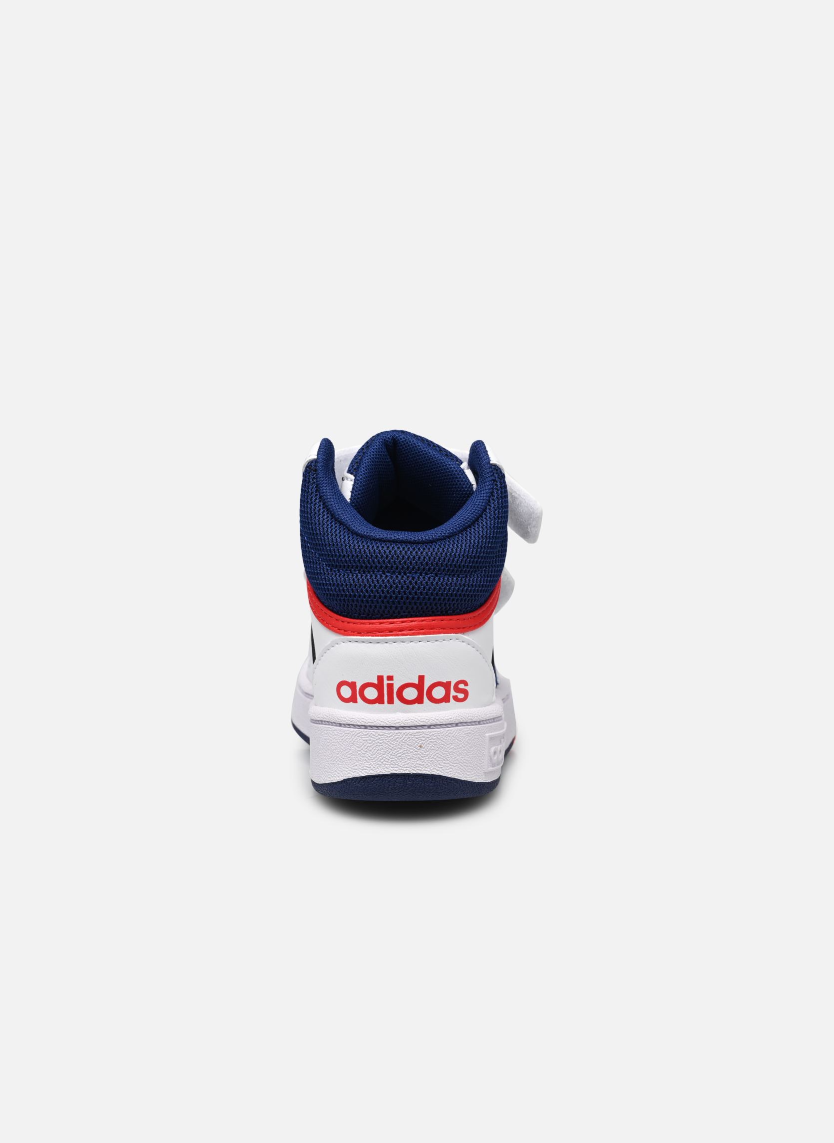 Baskets Hoops 3.0 Mid Ac I blanc adidas sportswear Baskets Hoops 3.0 Mid Ac I blanc Ftwwht/Vicblu/Betsca