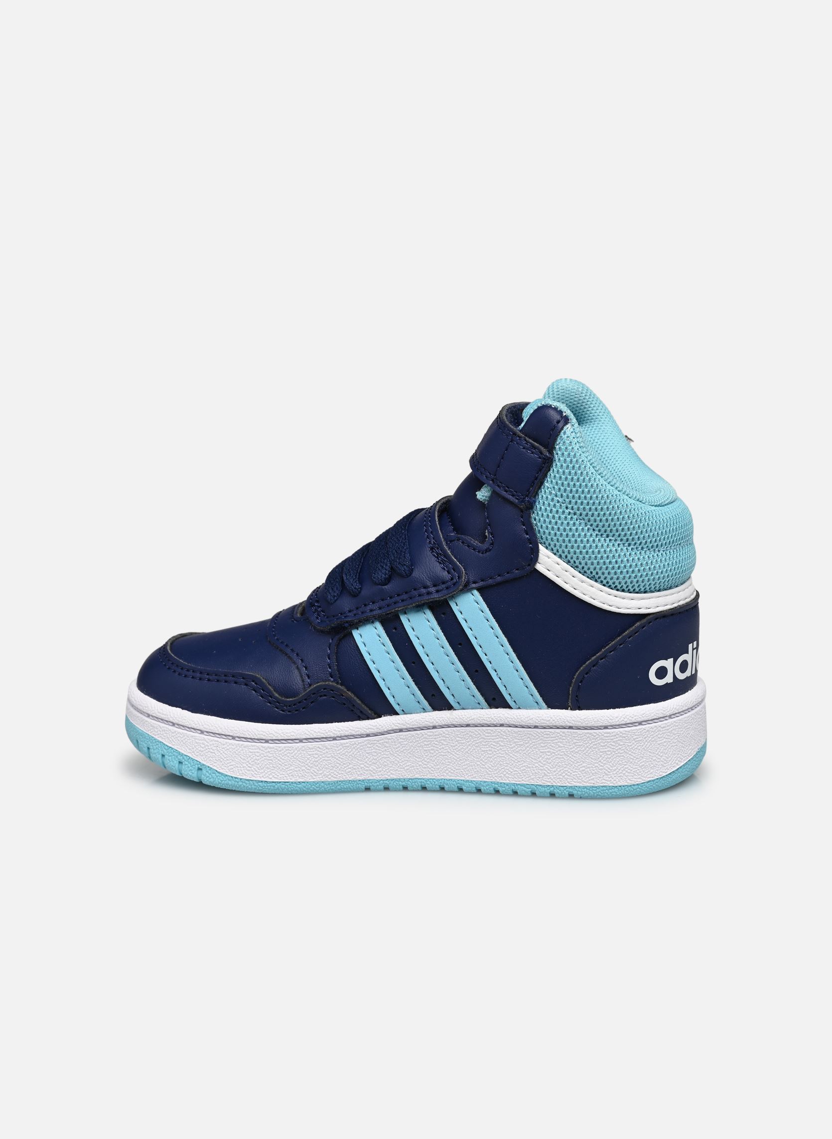Baskets Hoops 3.0 Mid Ac I bleu adidas sportswear Baskets Hoops 3.0 Mid Ac I bleu DKBLUE/LTAQUA/FTWWHT