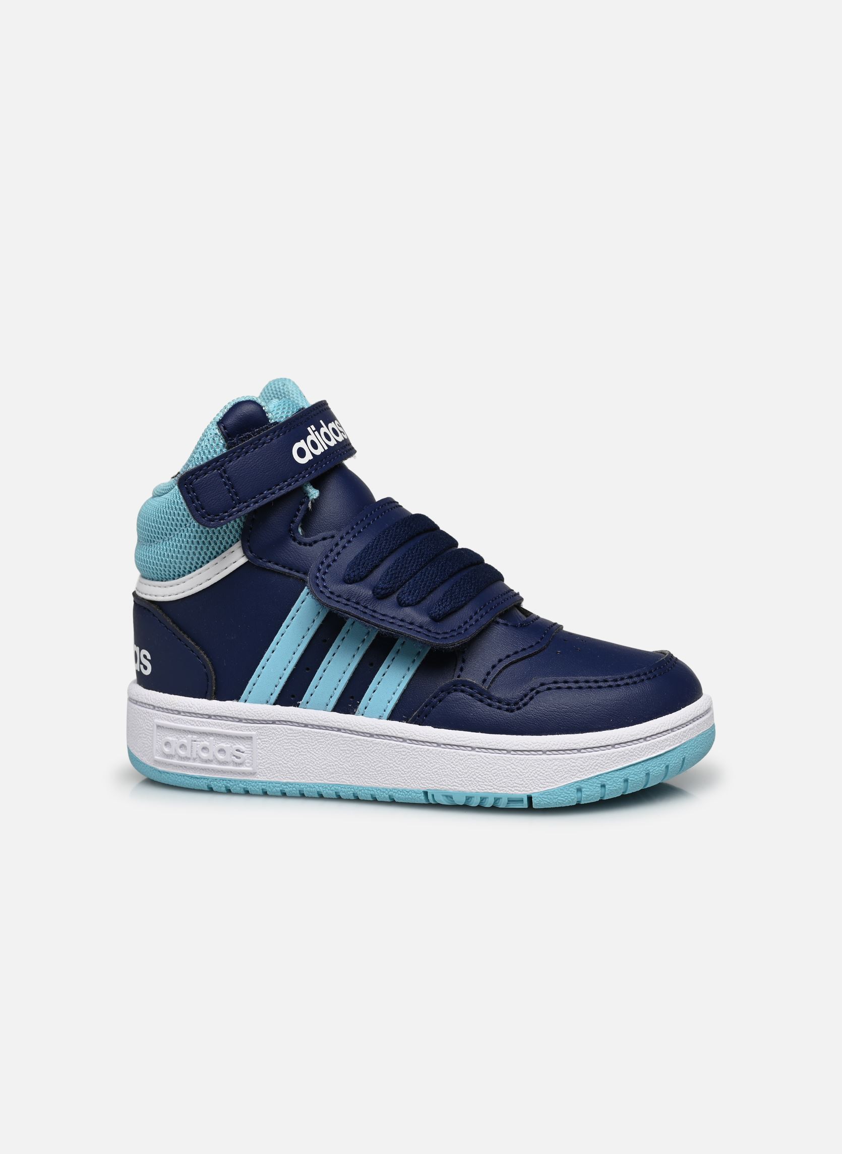 Baskets Hoops 3.0 Mid Ac I bleu adidas sportswear Baskets Hoops 3.0 Mid Ac I bleu DKBLUE/LTAQUA/FTWWHT