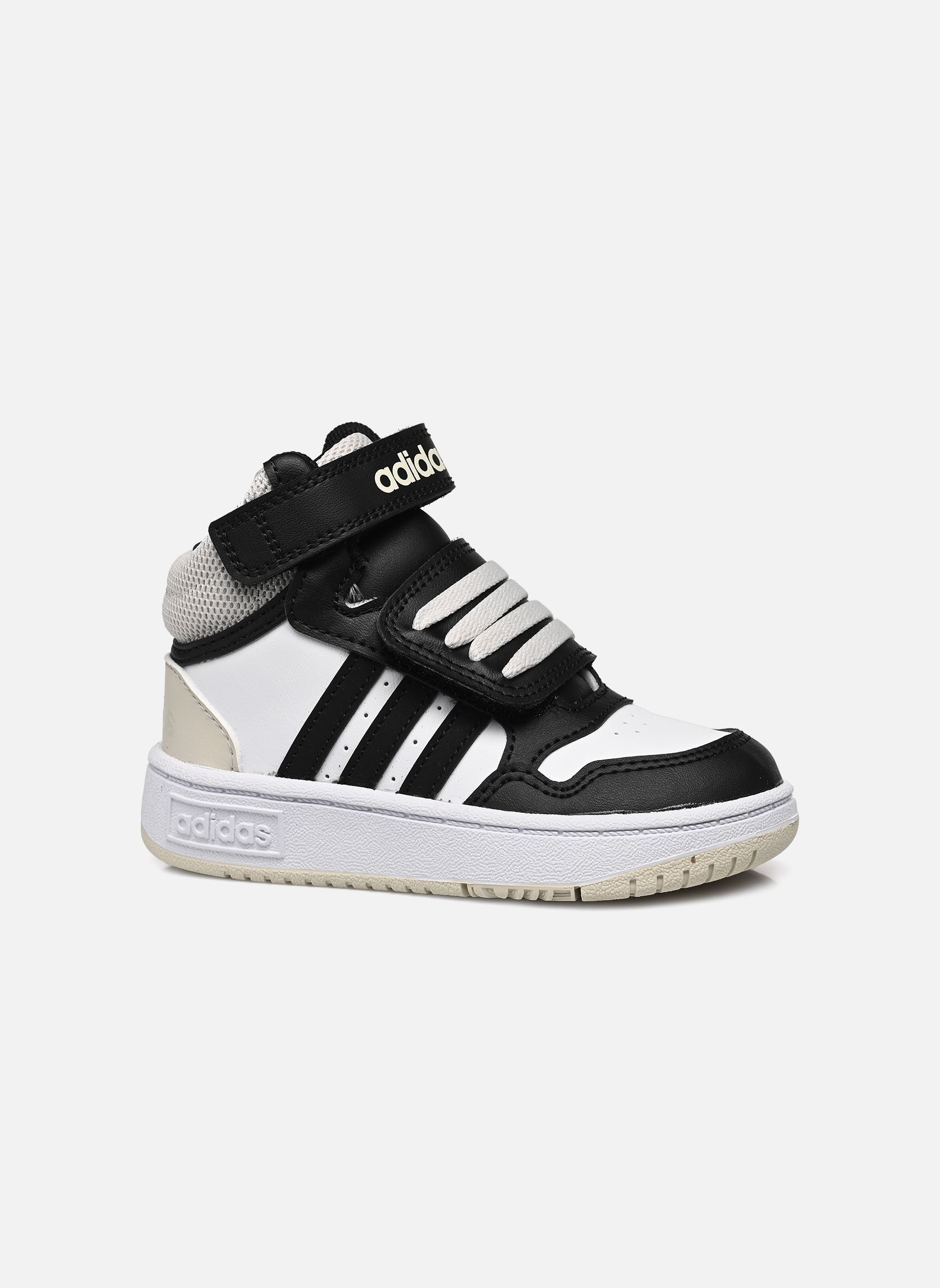 Baskets Hoops 3.0 Mid Ac I multicolore adidas sportswear Baskets Hoops 3.0 Mid Ac I multicolore FTWWHT/CBLACK/ORBGRY