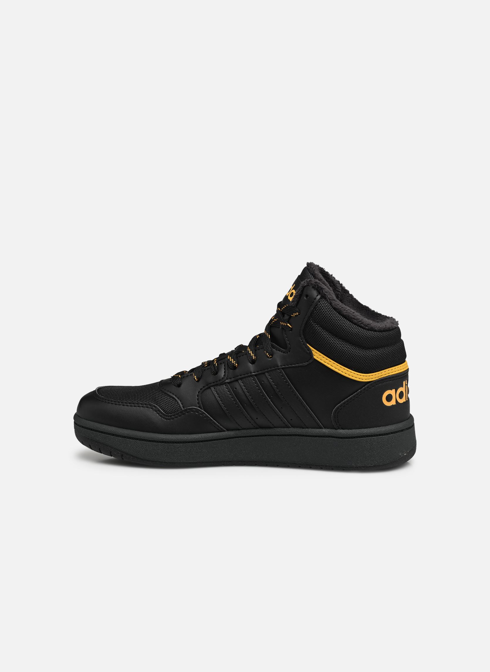 Baskets Hoops 3.0 Mid J noir adidas sportswear Baskets Hoops 3.0 Mid J noir Cblack/Cblack/Preyel