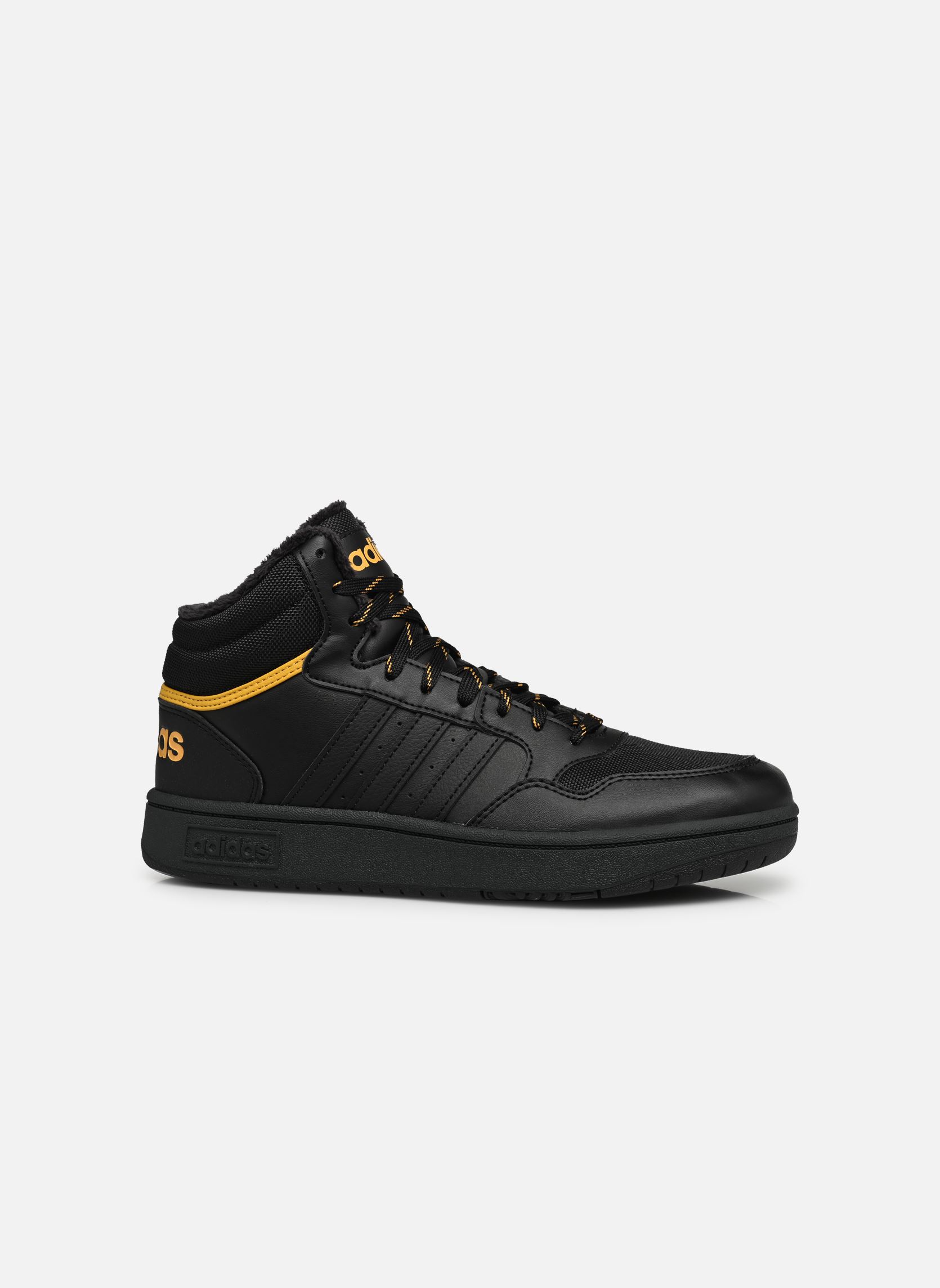 Baskets Hoops 3.0 Mid J noir adidas sportswear Baskets Hoops 3.0 Mid J noir Cblack/Cblack/Preyel