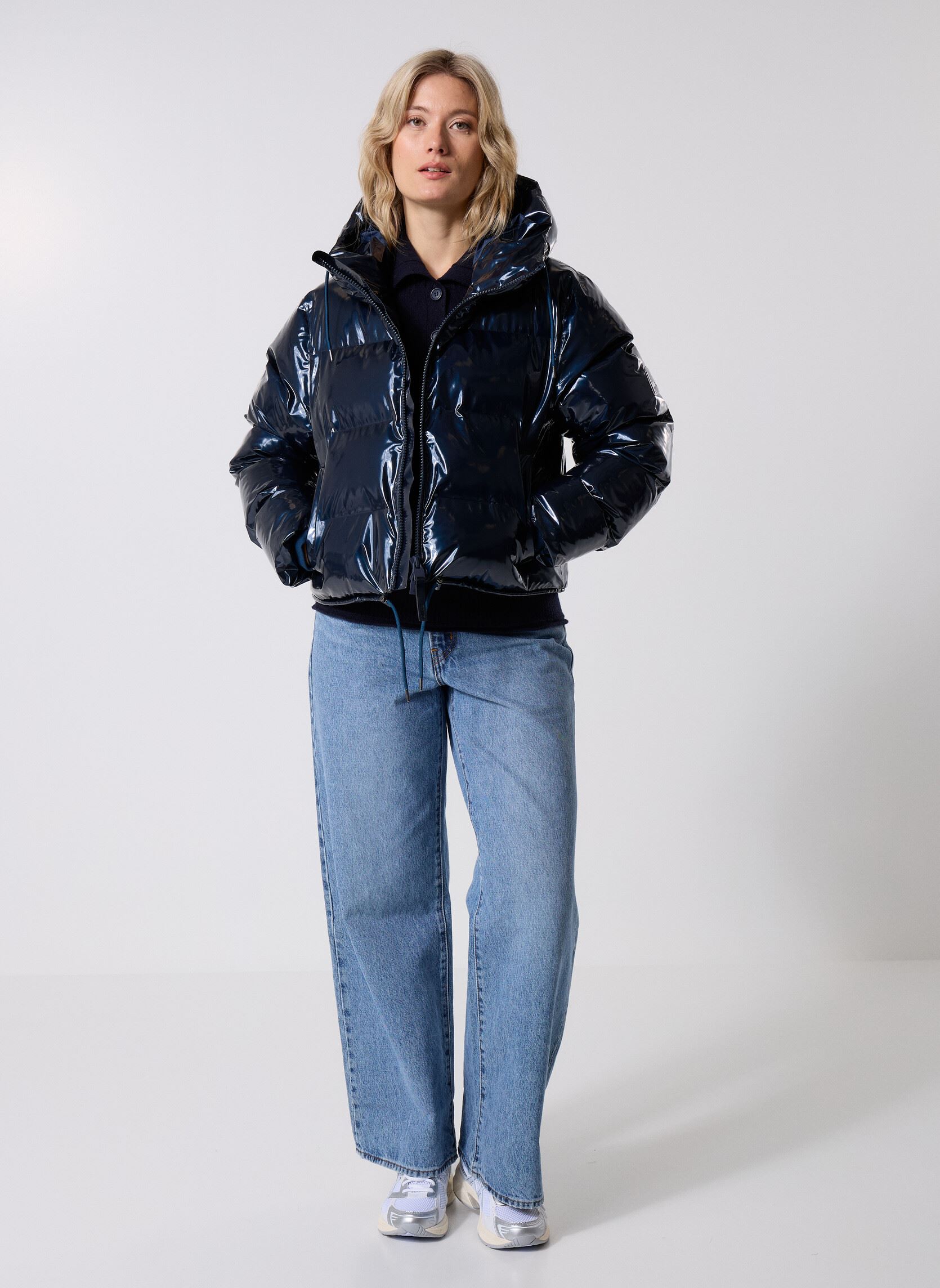 Gewatteerde jassen Alta Short Puffer Jacket W3T3 dames blauw Rains Gewatteerde jassen Alta Short Puffer Jacket W3T3 dames blauw SPILL