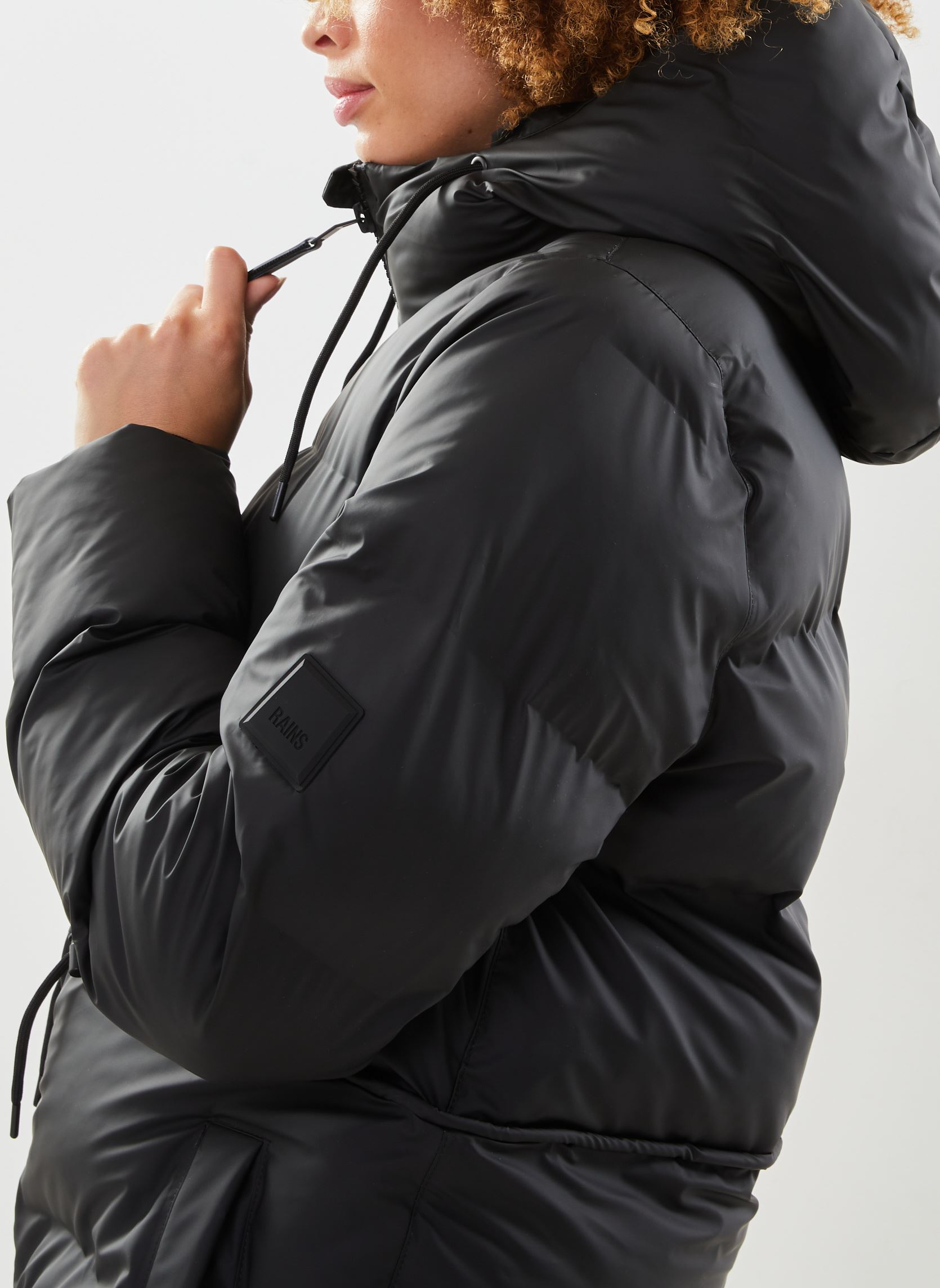 Doudounes W Alta Puffer Parka femme noir Rains Doudounes W Alta Puffer Parka femme noir BLACK