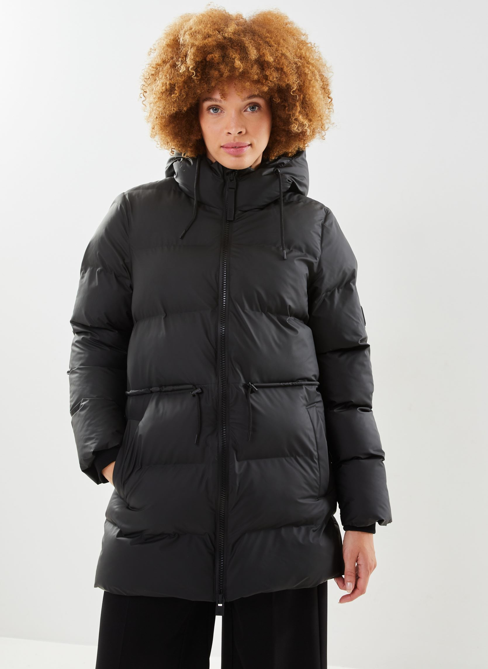 Doudounes W Alta Puffer Parka femme noir Rains Doudounes W Alta Puffer Parka femme noir BLACK