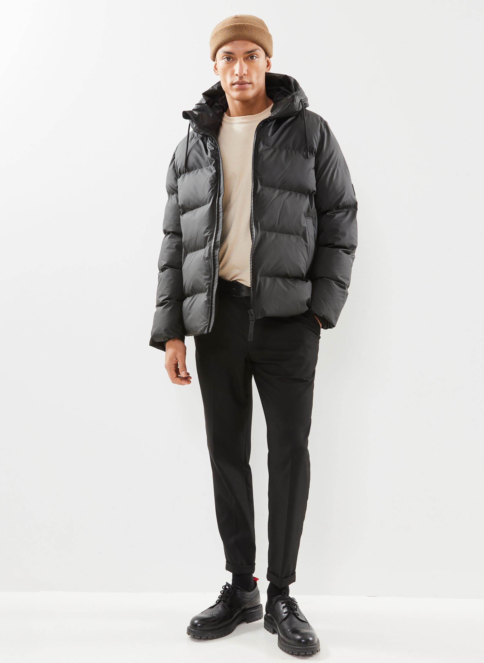 Doudounes Alta Puffer Jacket W3T3 - Unisexe M homme noir Rains Doudounes Alta Puffer Jacket W3T3 - Unisexe M homme noir BLACK