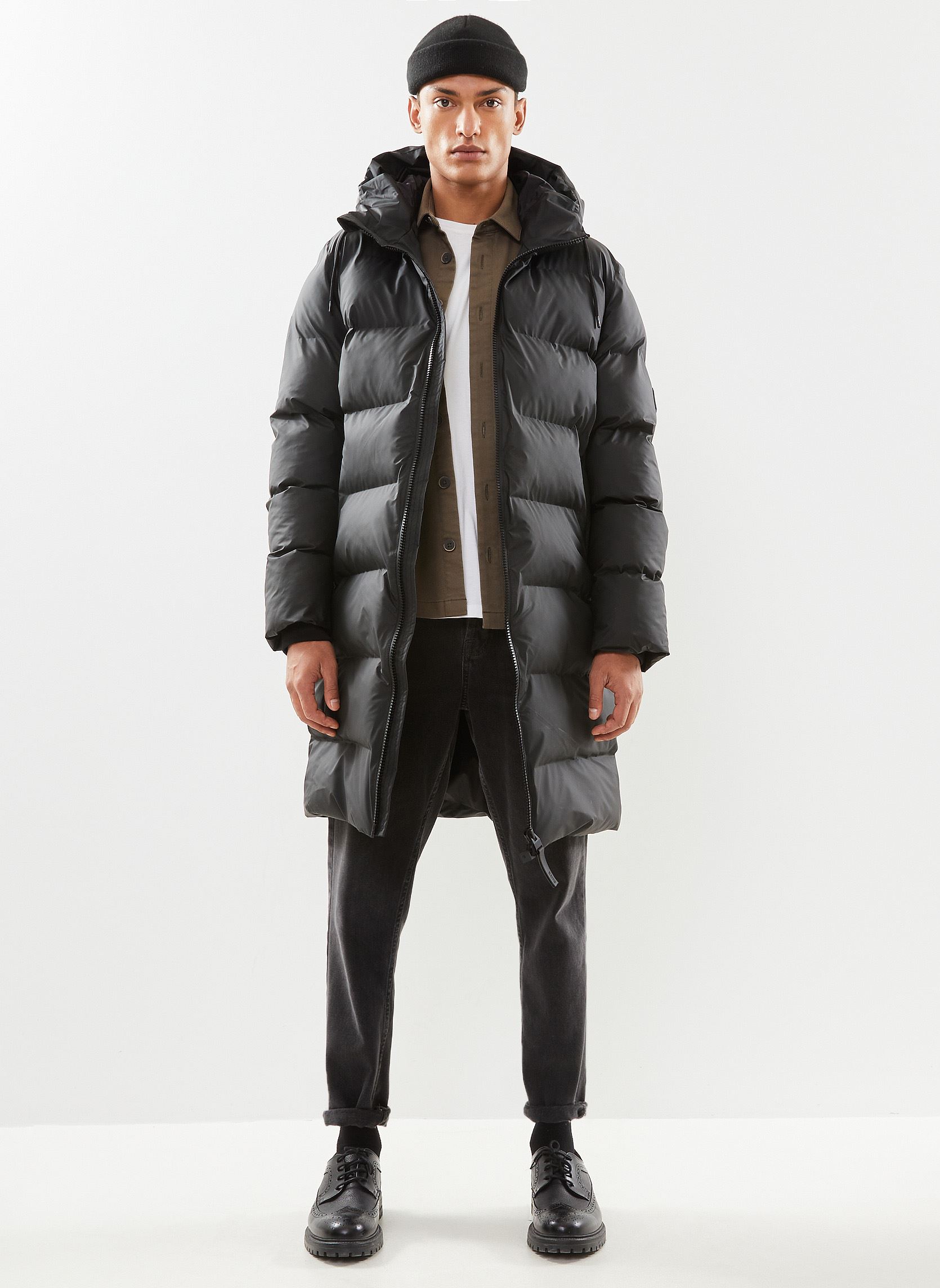 Alta Long Puffer Jacket by Rains