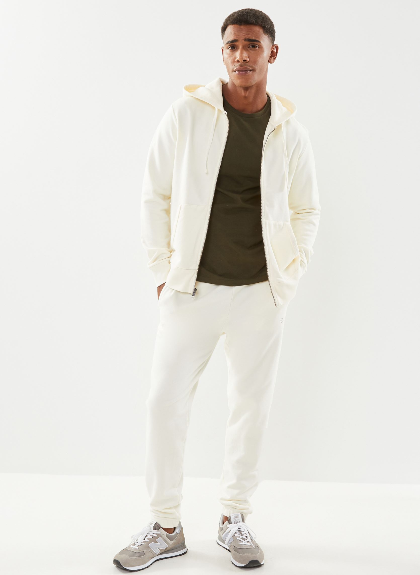 Sweats à capuche Sweat à capuche zippé en molleton bouclé homme beige Polo Ralph Lauren Sweats à capuche Sweat à capuche zippé en molleton bouclé homme beige CLUBHOUSE CREAM