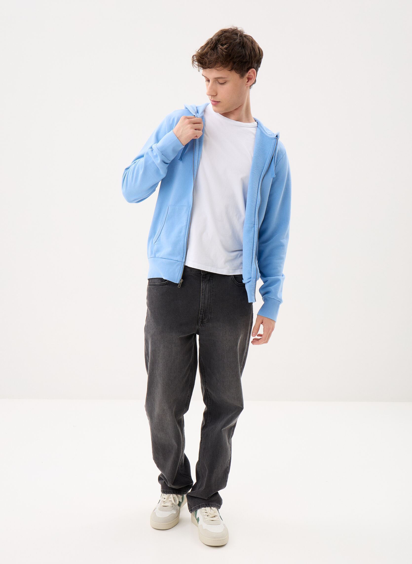 Sweats à capuche Sweat à capuche zippé en molleton bouclé homme bleu Polo Ralph Lauren Sweats à capuche Sweat à capuche zippé en molleton bouclé homme bleu BRISTOL BLUE